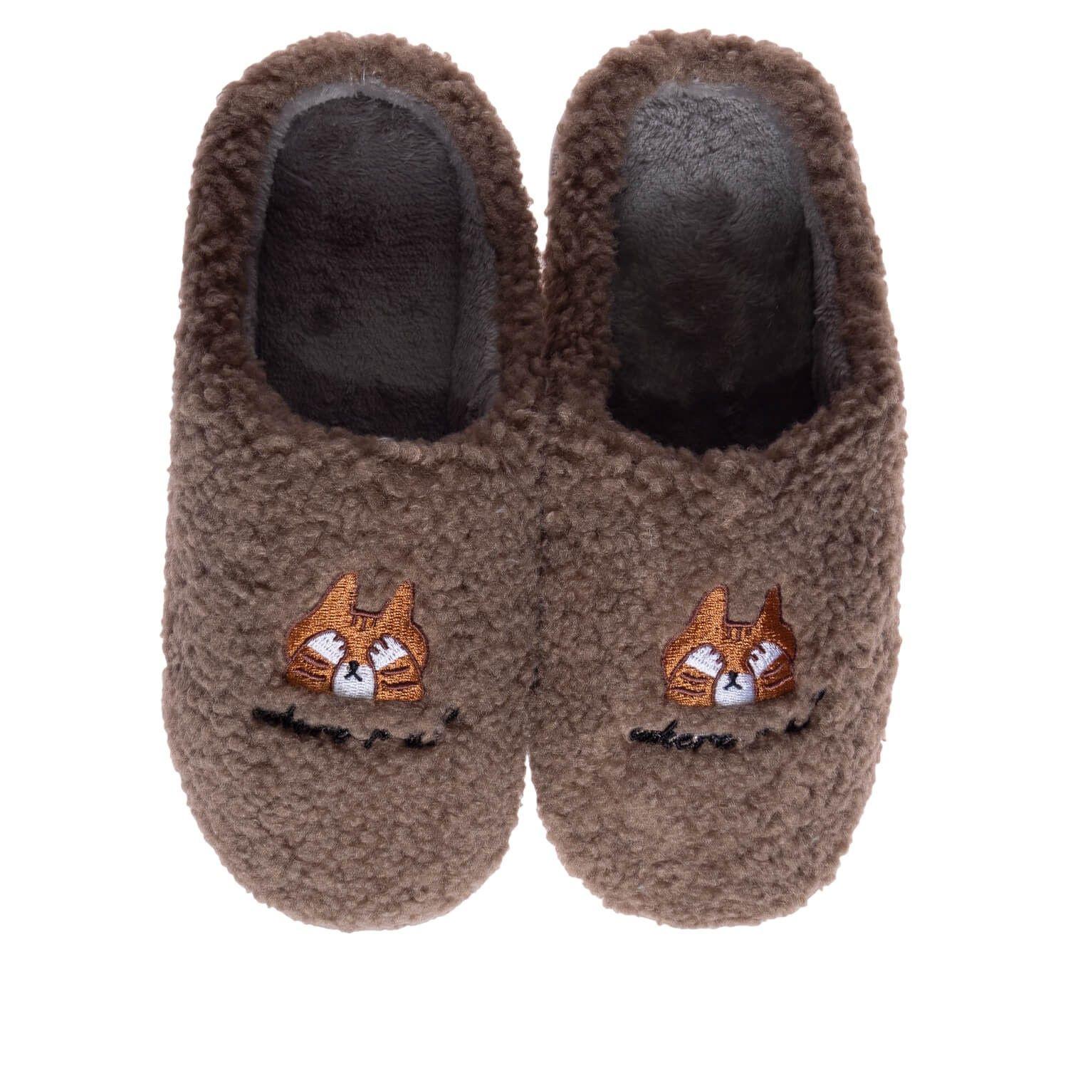 Pantufla Molly Mujer Cafe Topsoc-1