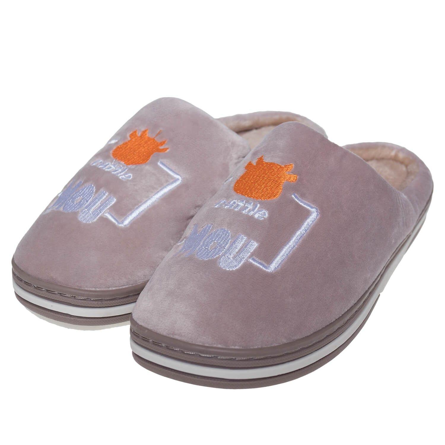 Pantufla Mou Mujer Cafe Topsoc-0