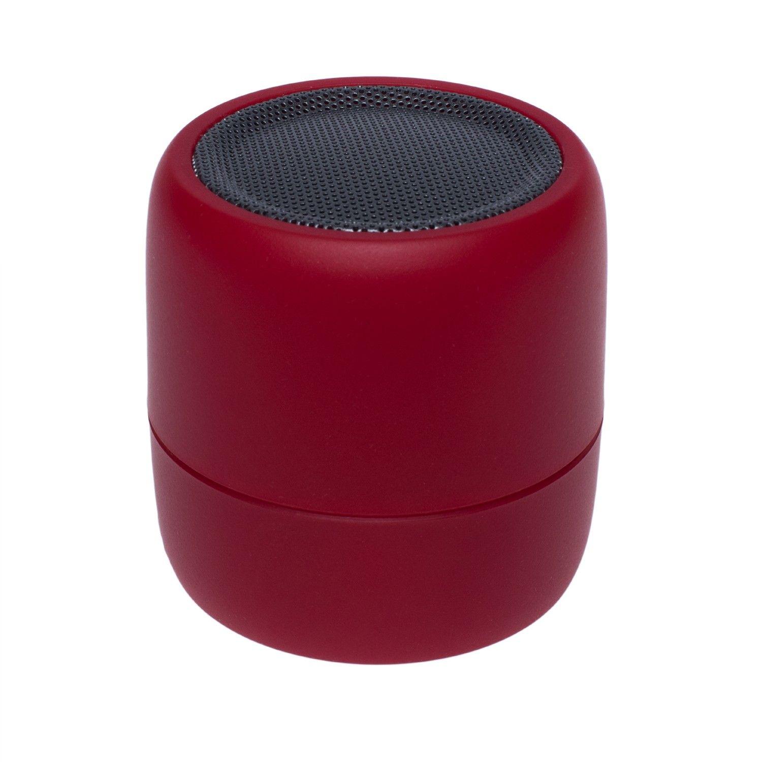 Parlante Portatil Drum Bluetooth Rojo Topsoc-0