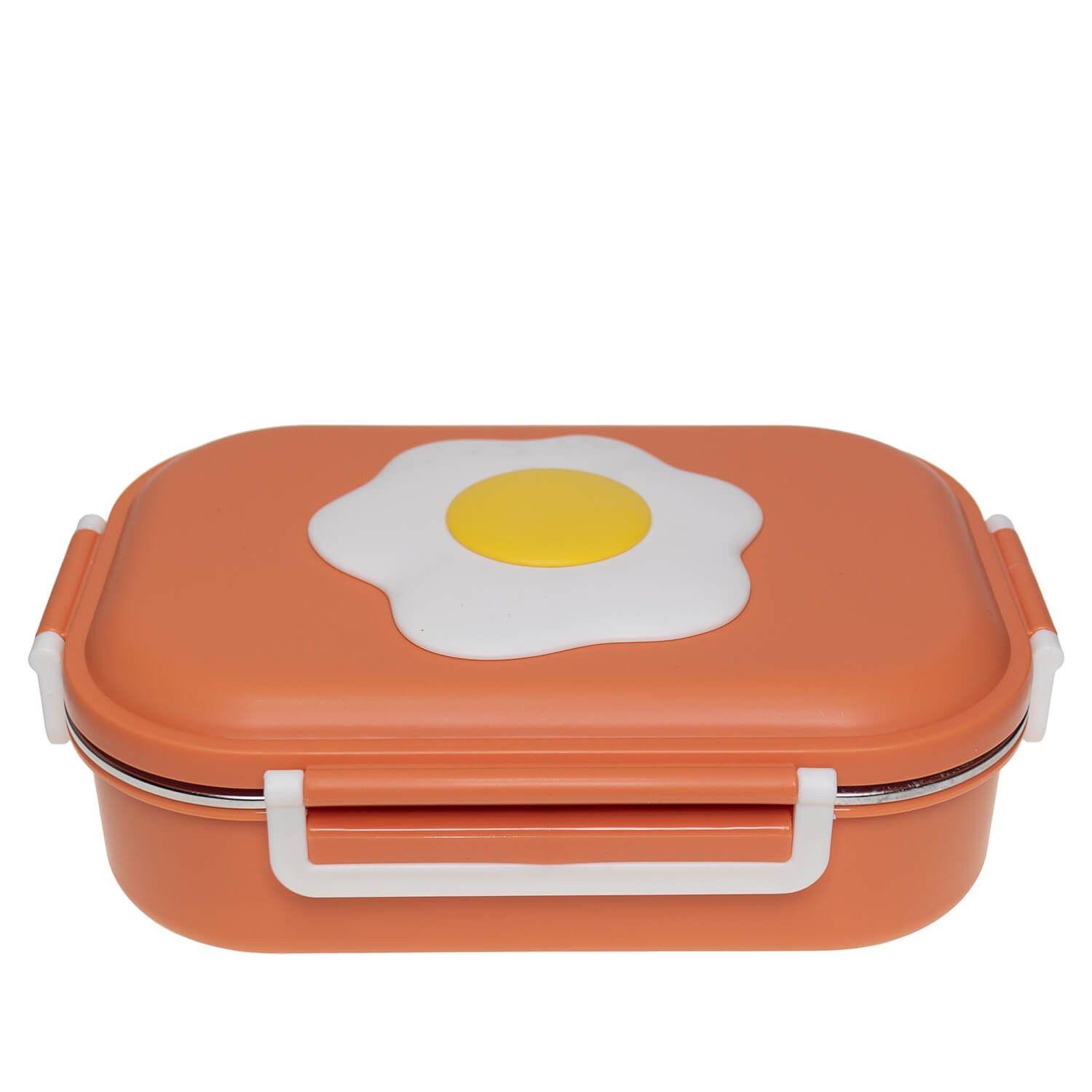 Lonchera Bento Tamago 3 Naranja Topsoc-0