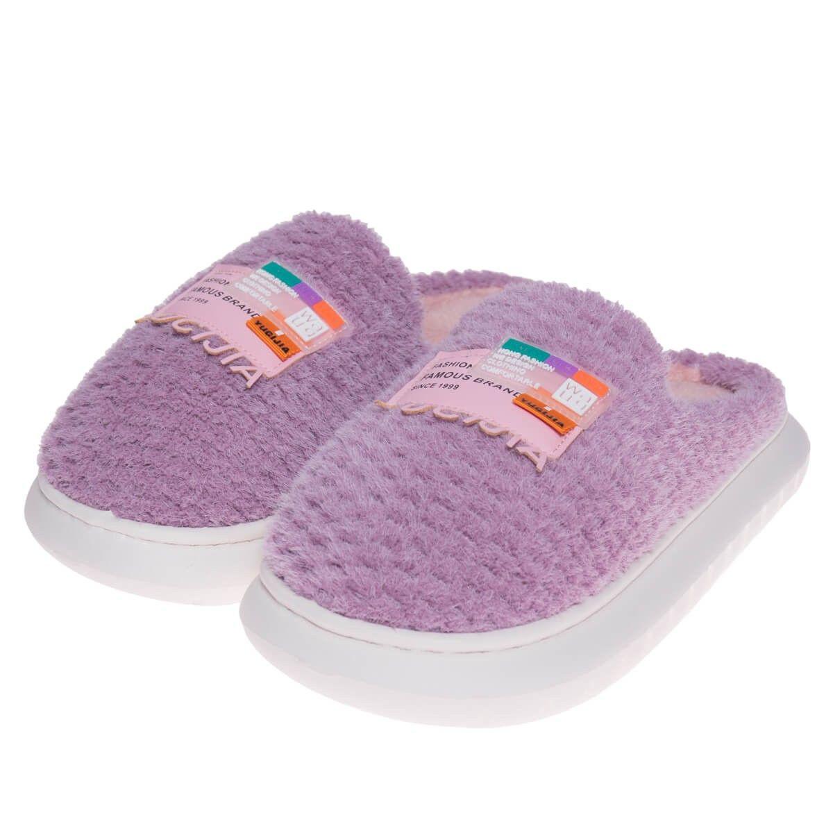 Pantufla Pilar Mujer Lila Topsoc-0