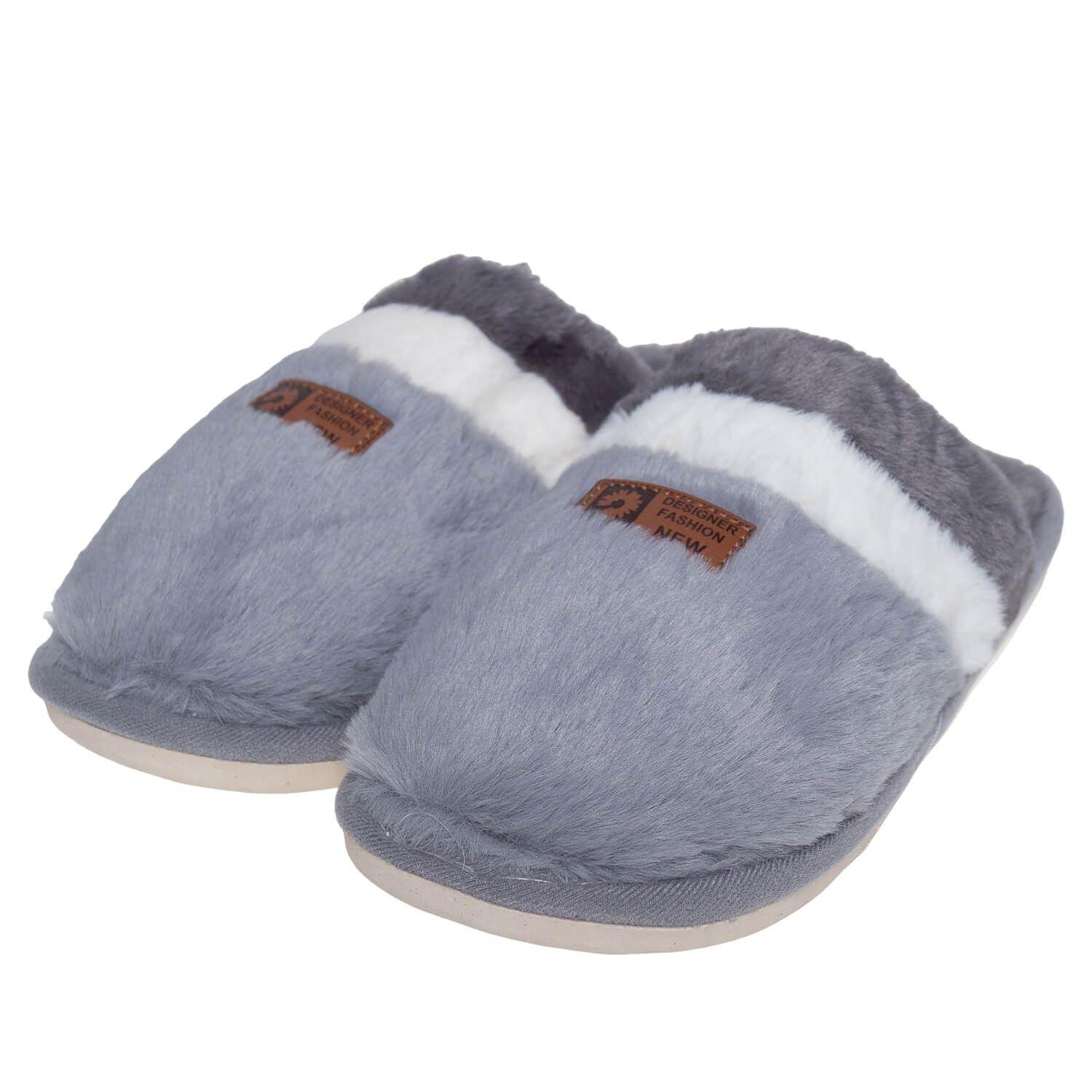 Pantufla Julia Mujer Gris Topsoc-0
