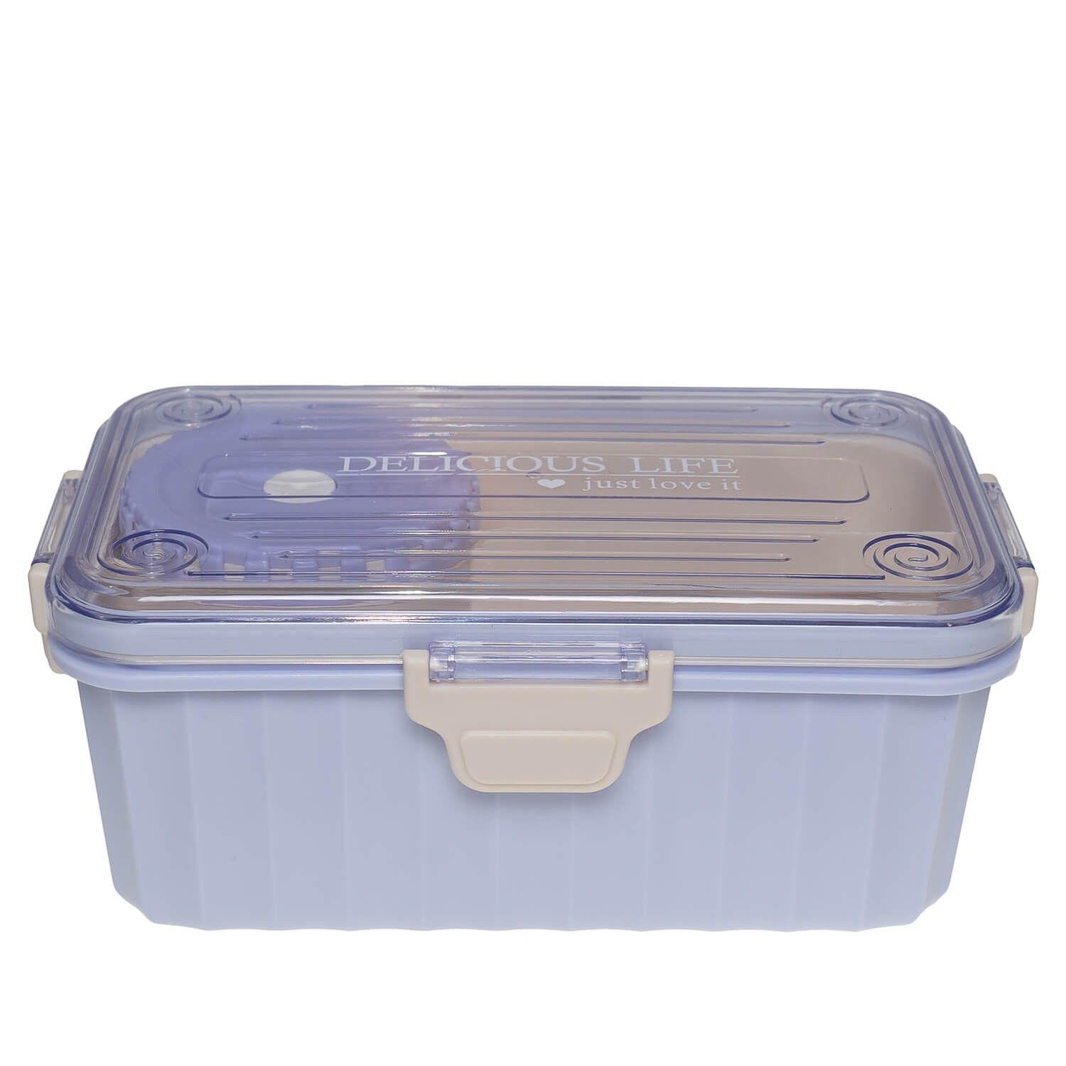 Lonchera Bento Box Rectanguar Lila Topsoc-0