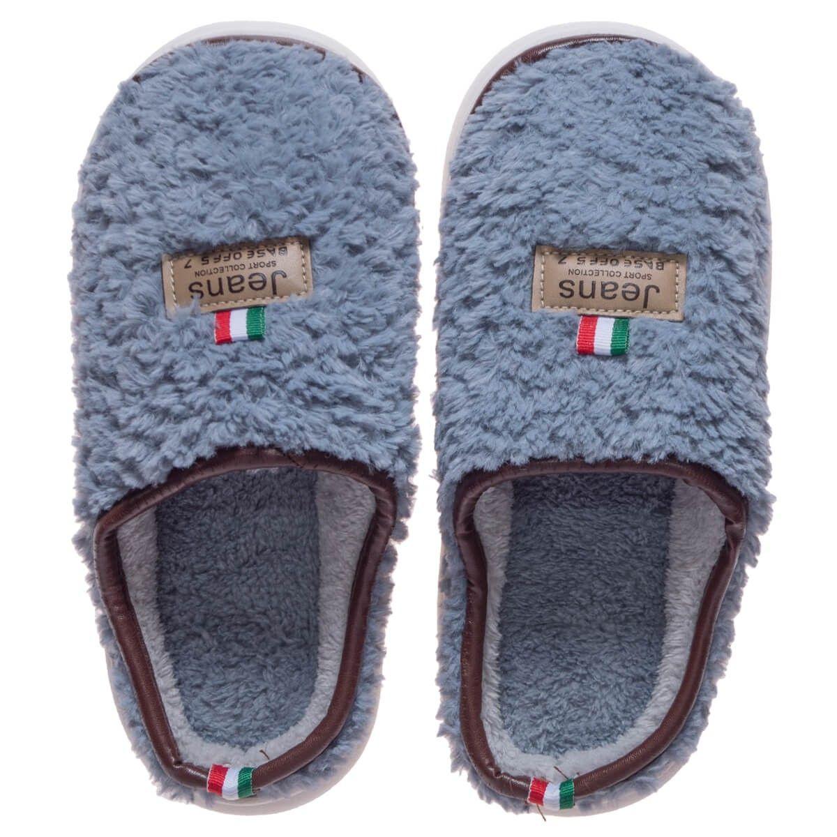 Pantufla Jean Mujer Azul Topsoc-1