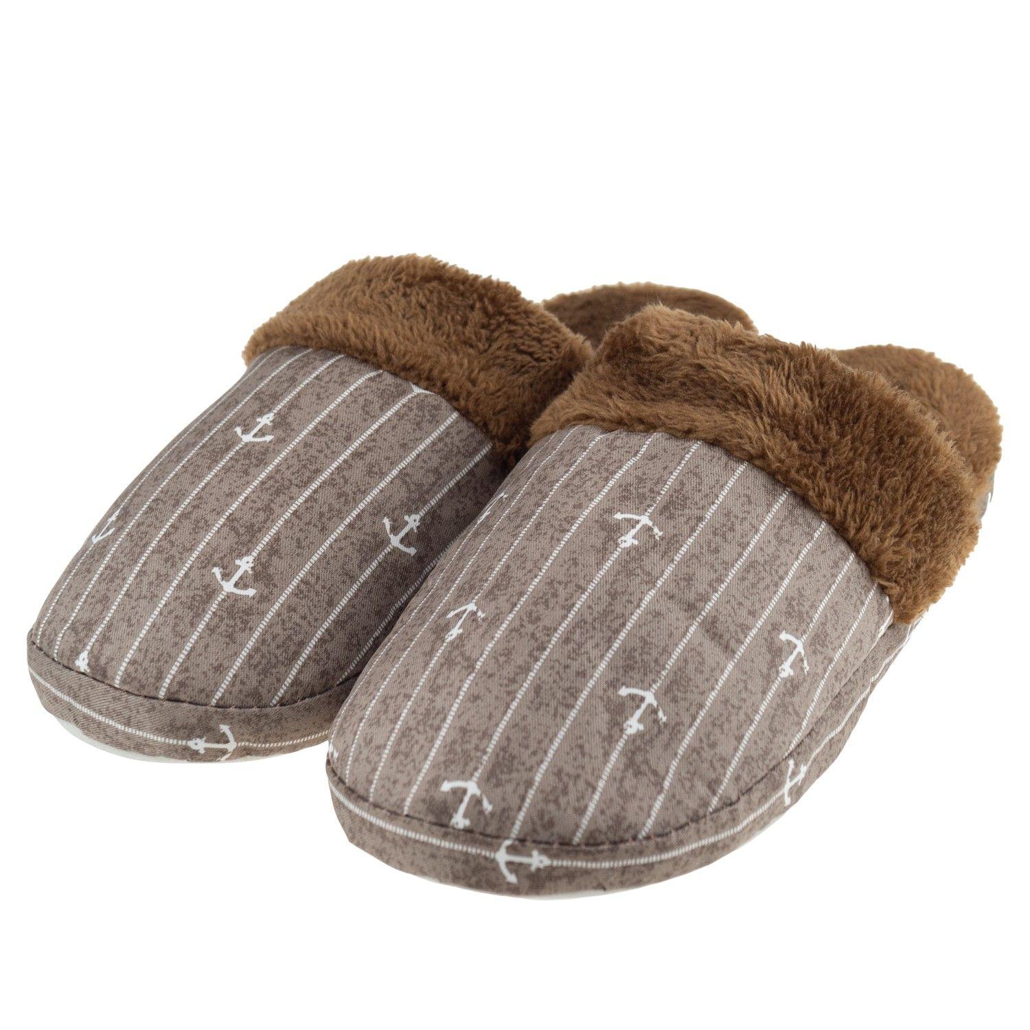 Pantufla Pablo Marron Hombre Topsoc-0
