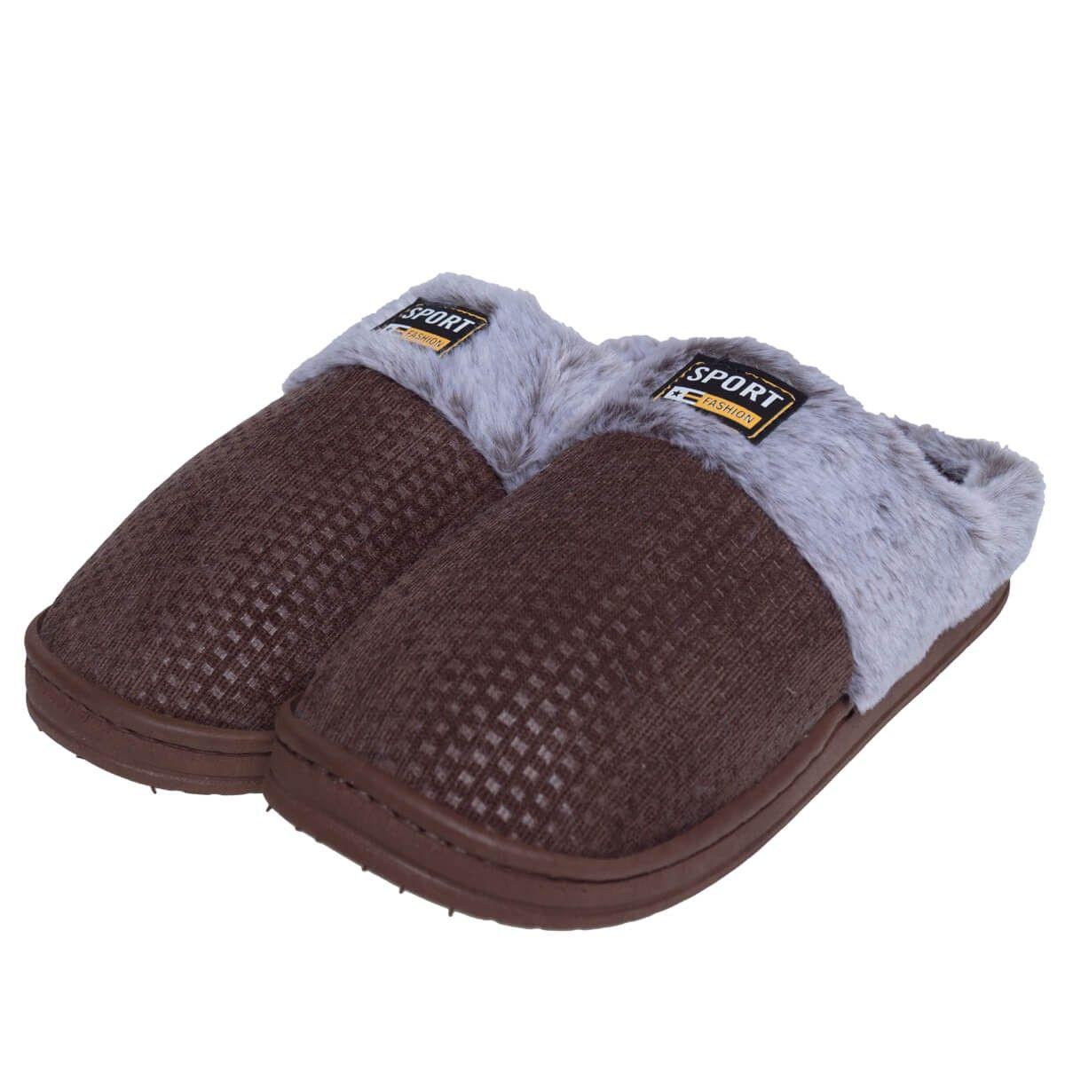 Pantufla Daniel Hombre Cafe Topsoc-0