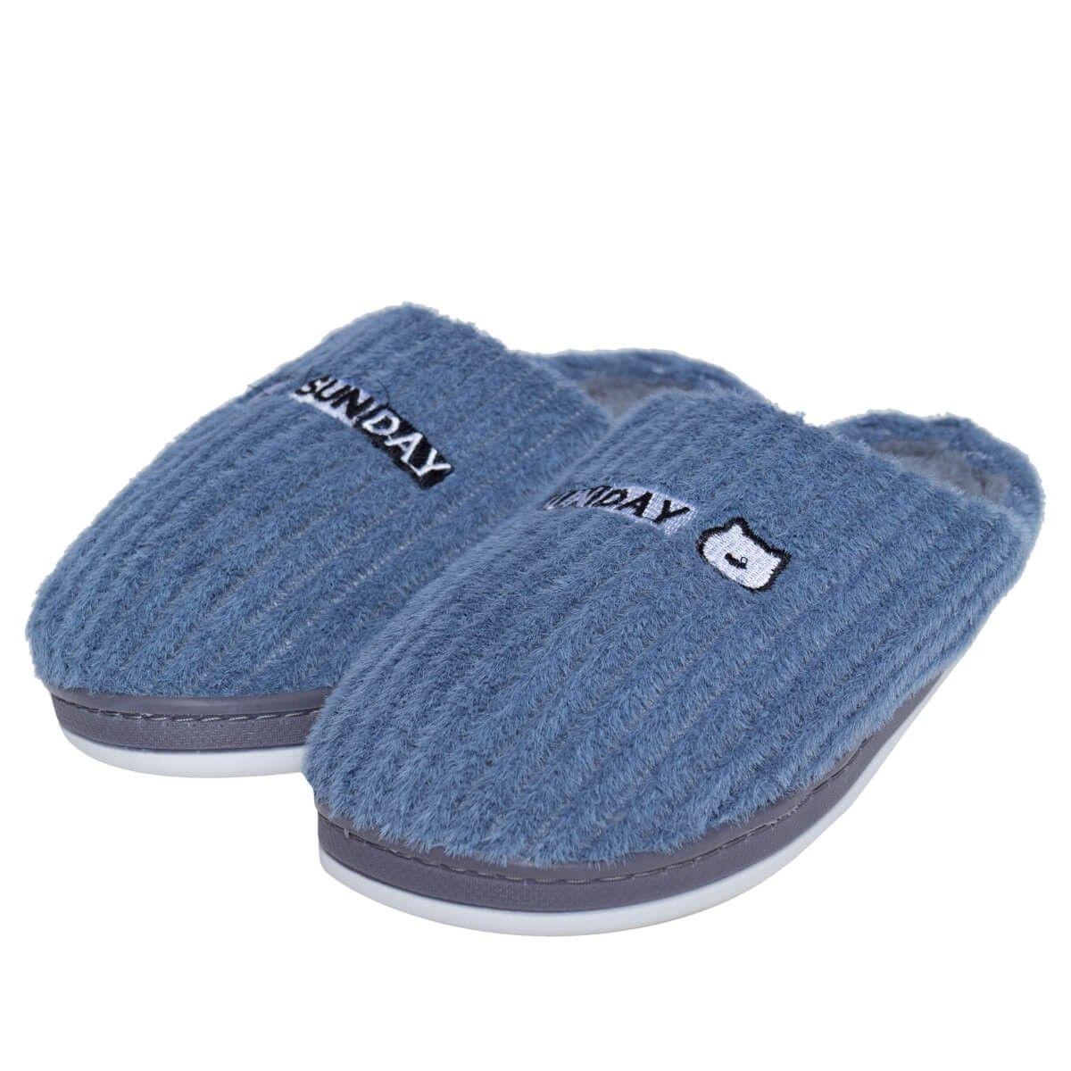 Pantufla Domingo Hombre Azul Topsoc-0