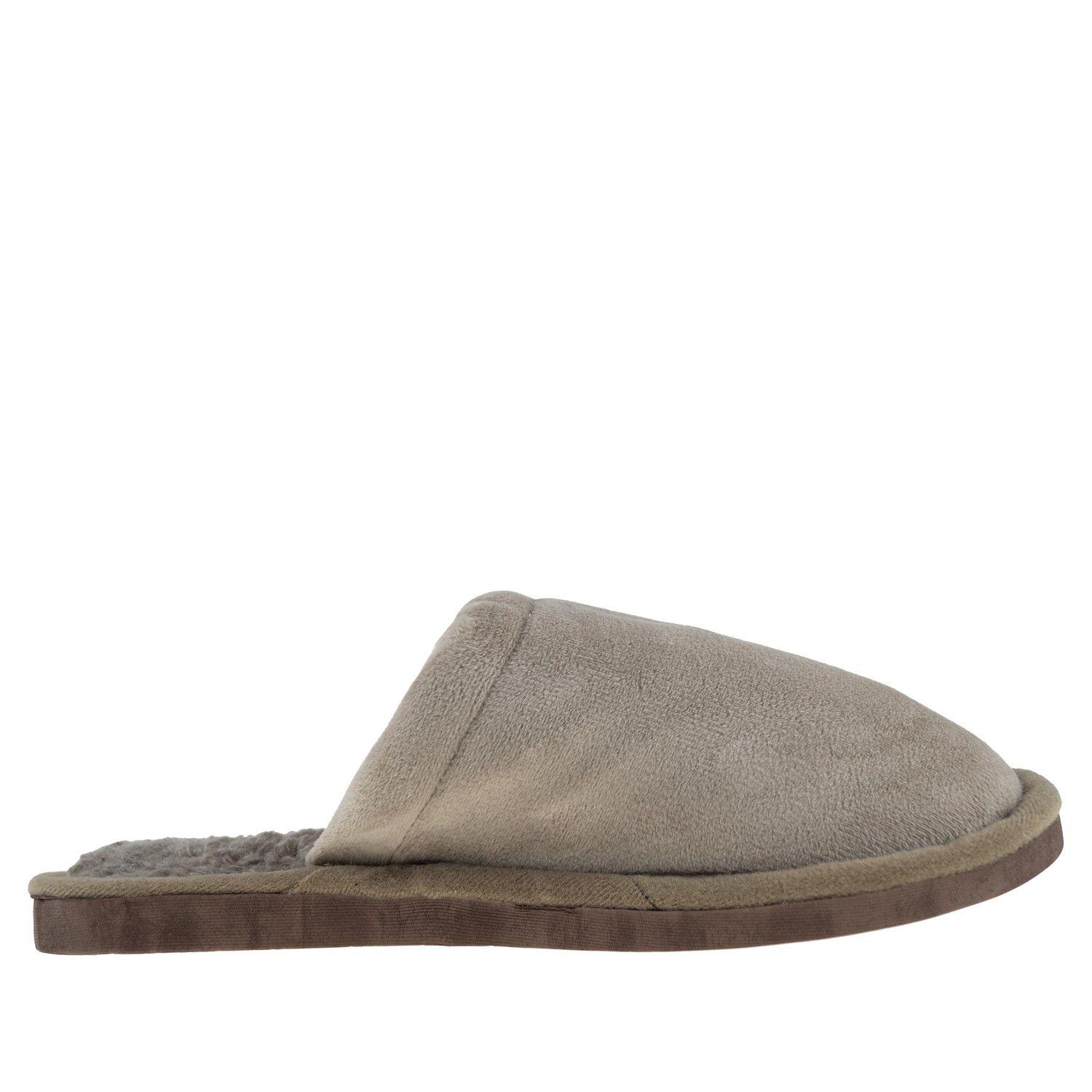 Pantufla Labaro Beige Hombre Topsoc-1