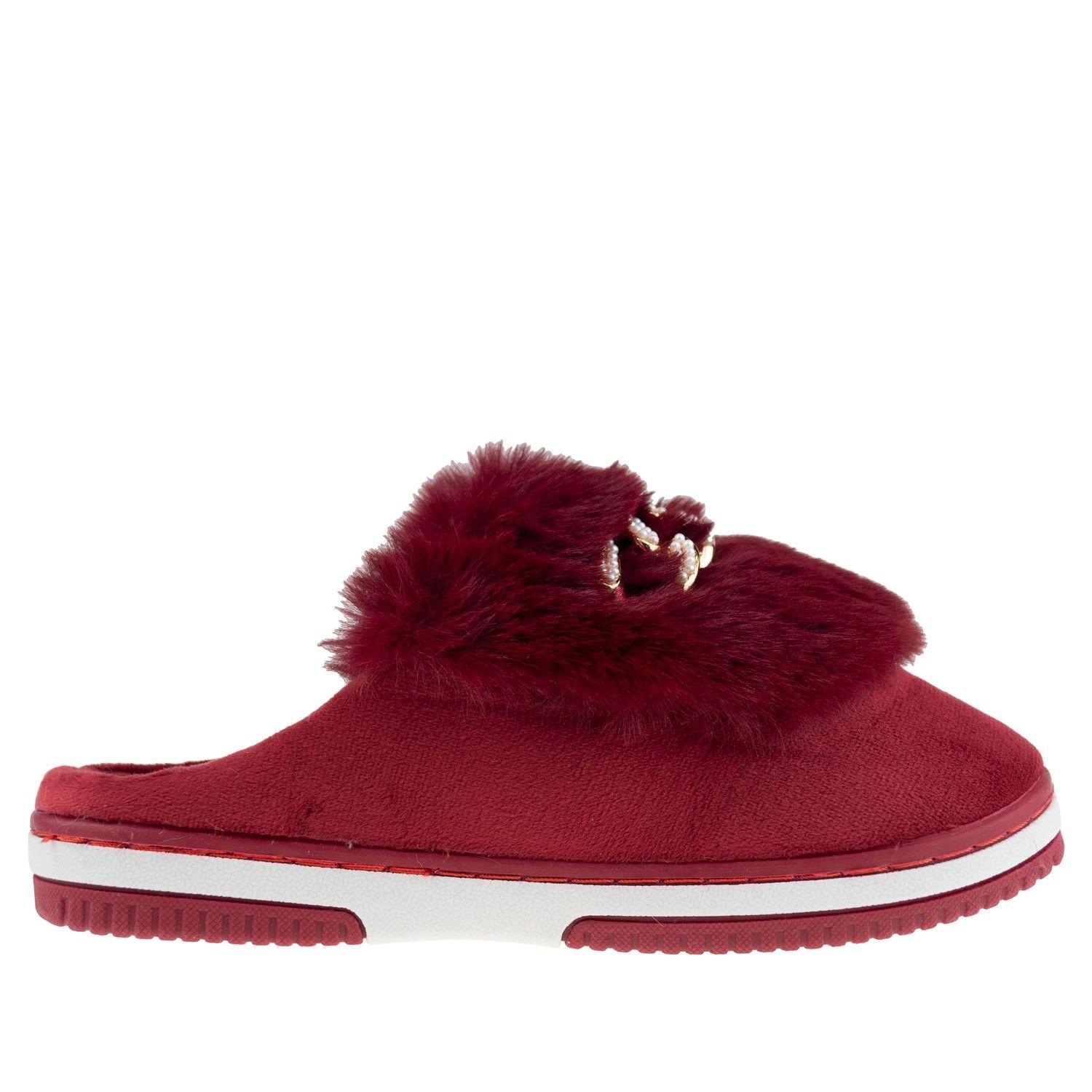Pantufla Sugar Rojo Mujer Topsoc-1