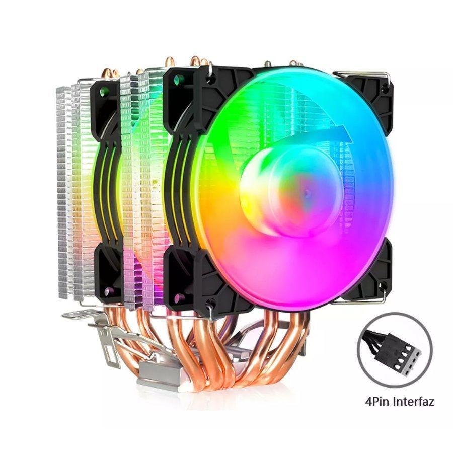 COOLMOON MX6 DOBLE FAN-0