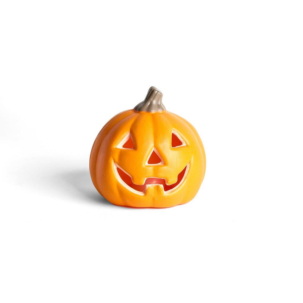 Calabaza Mini con Luz Led 12 x 13 cm-0