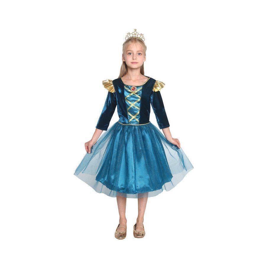 Disfraz Princesa Azul Real-0