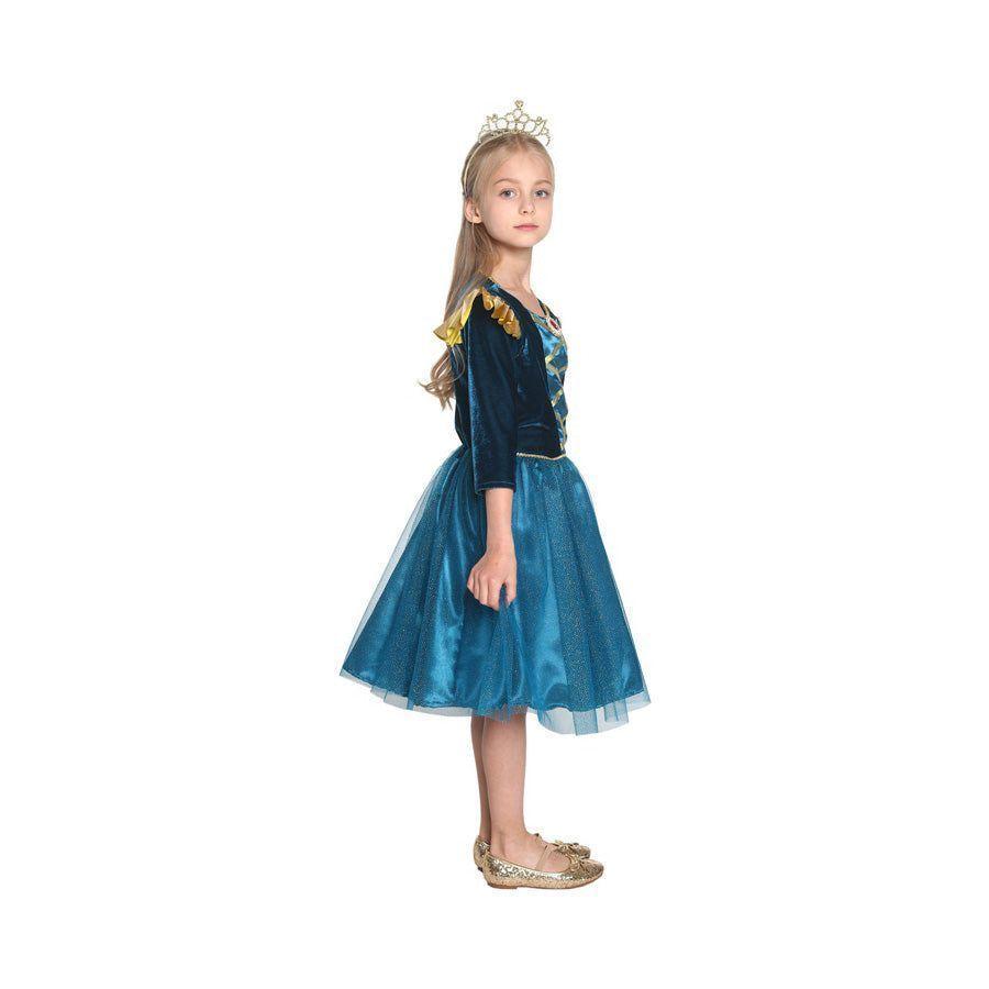 Disfraz Princesa Azul Real-1