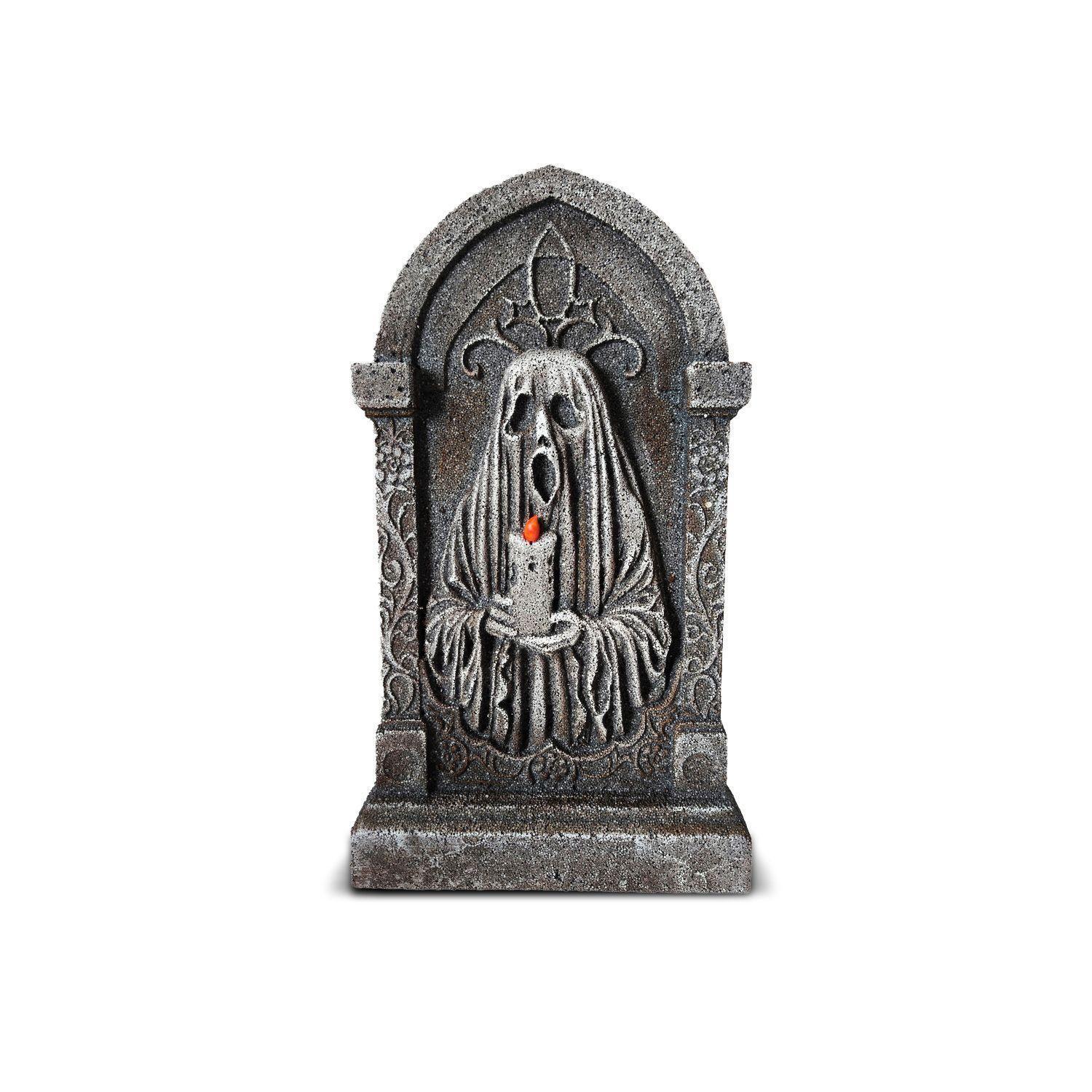 Lápida con Fantasma Halloween Frank & Mortis-0