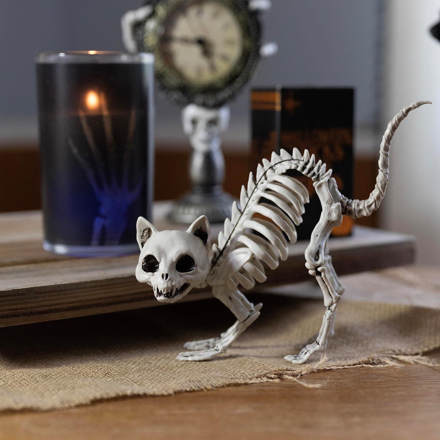 Esqueleto Gatito Halloween Frank & Mortis-1