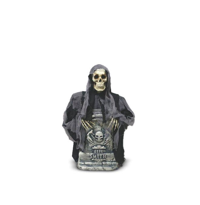 Tumba Animada con Calavera Emergente Halloween Frank & Mortis-0
