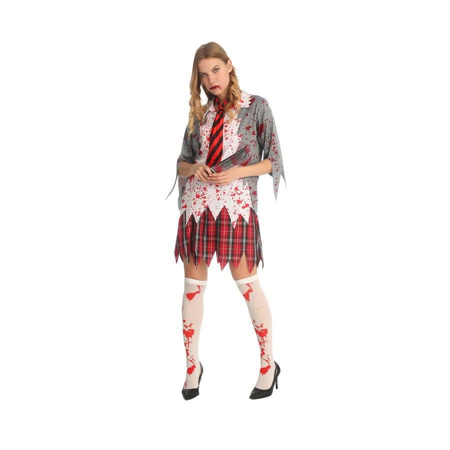 Disfraz Colegiala Zombie Mujer-0