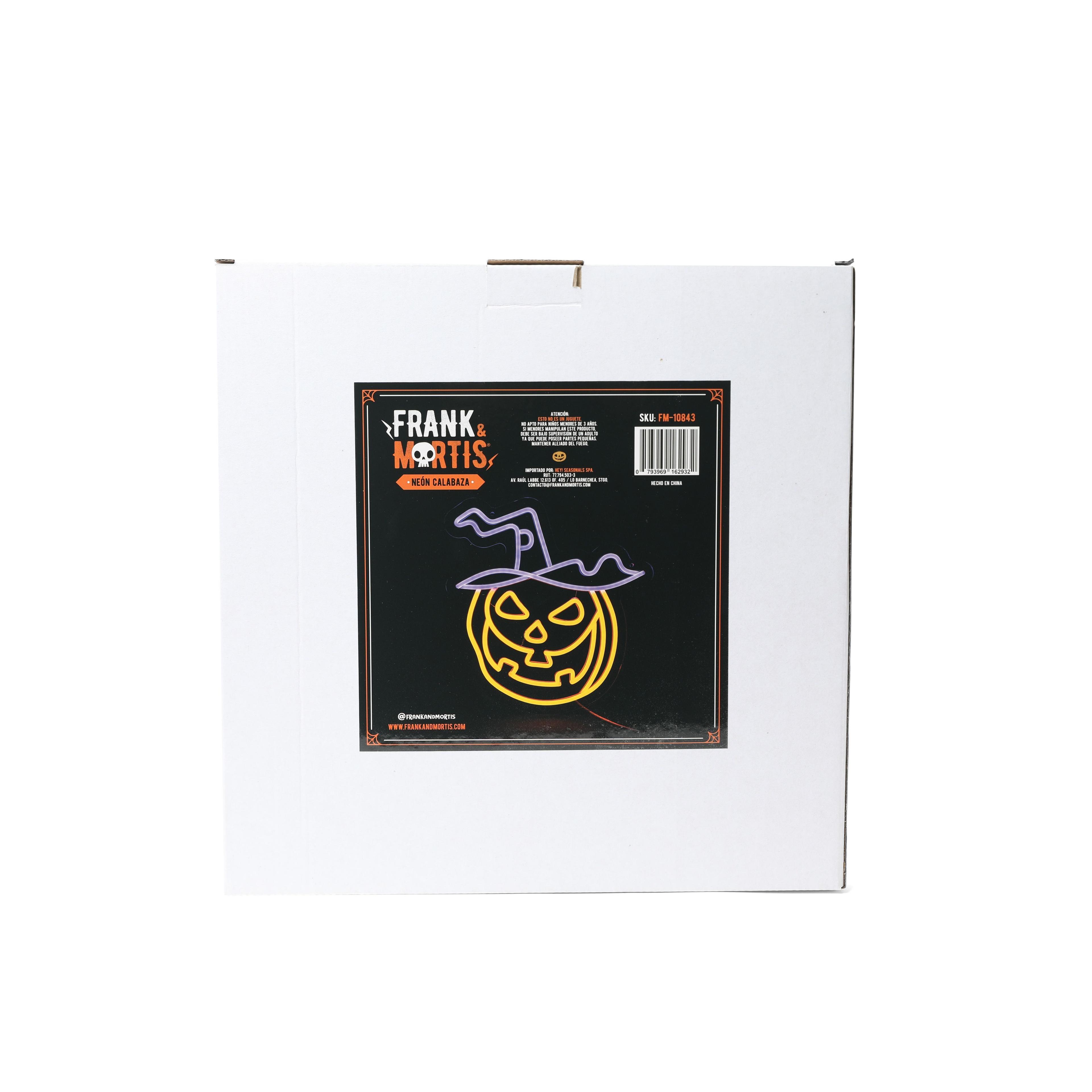Neón Calabaza Halloween Frank & Mortis-0