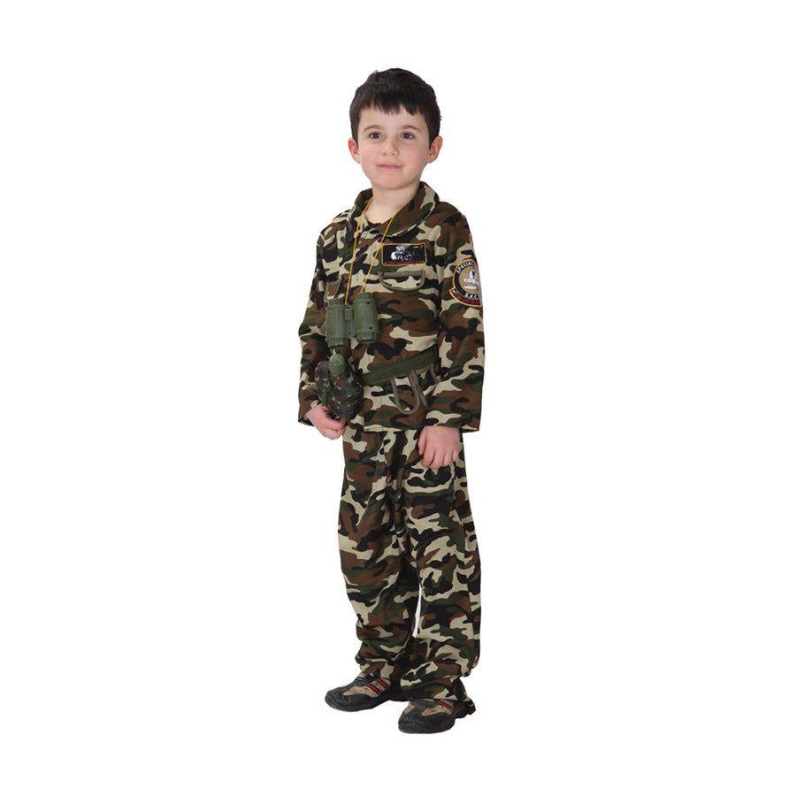 Disfraz de soldado camuflado para niño-1