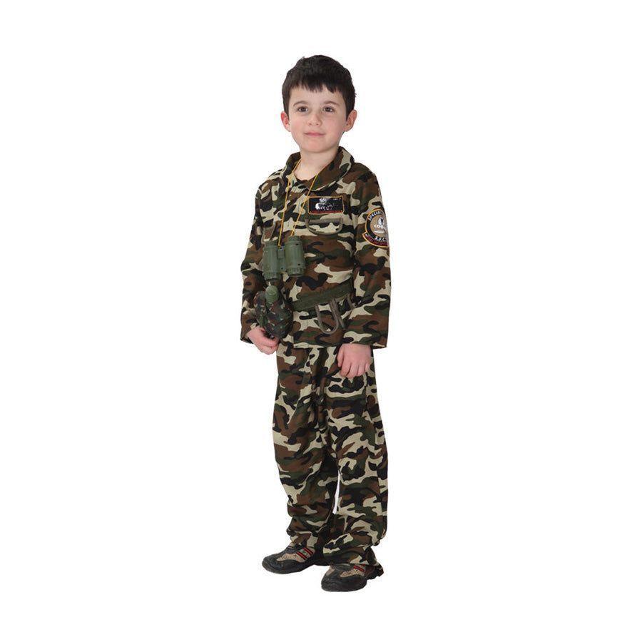 Disfraz de soldado camuflado para niño-1