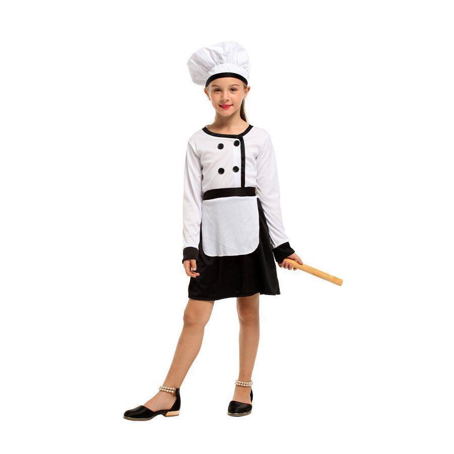 Disfraz de Chef para Niña-0