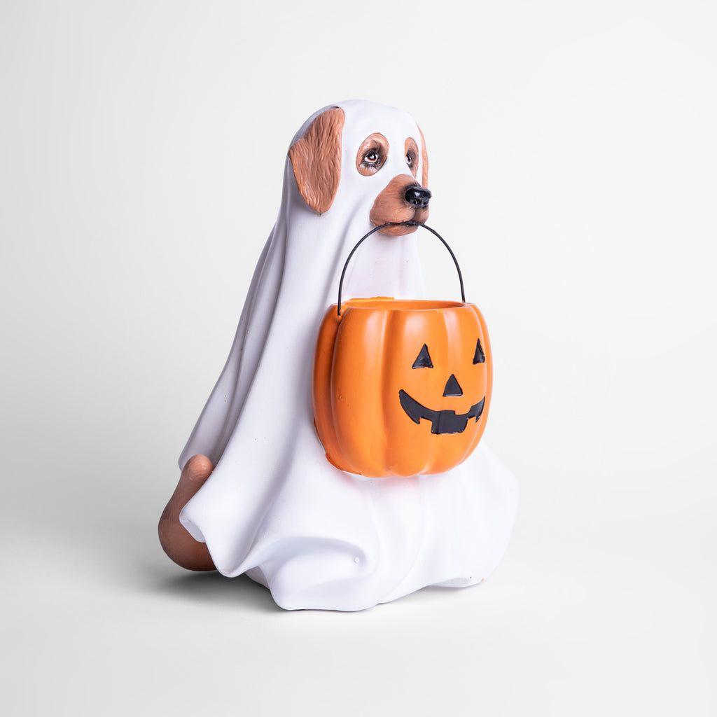 Perro Fantasma con Calabaza para dulces-2