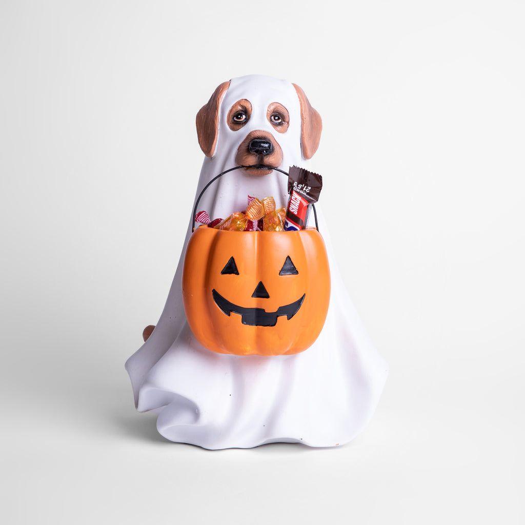 Perro Fantasma con Calabaza para dulces-3