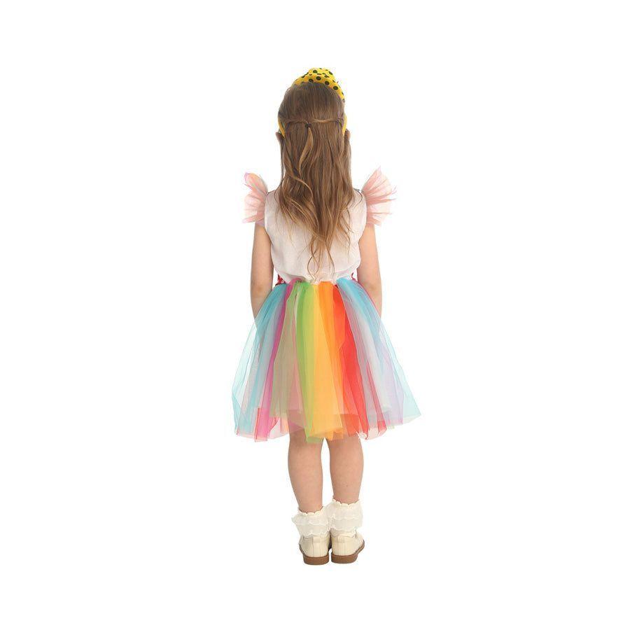 Disfraz Payasita Arcoíris Niña-1