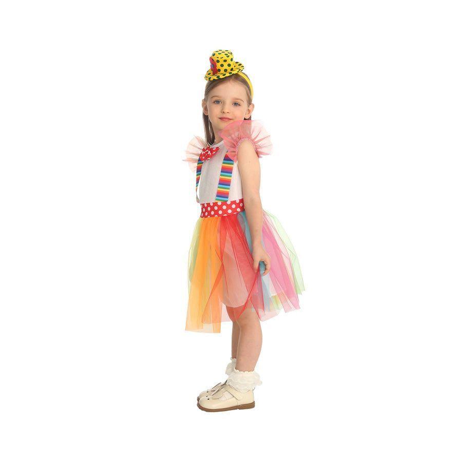 Disfraz Payasita Arcoíris Niña-2