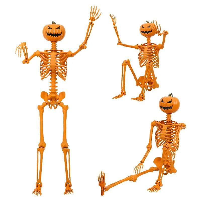 Esqueleto Calabaza Tamaño Real-1