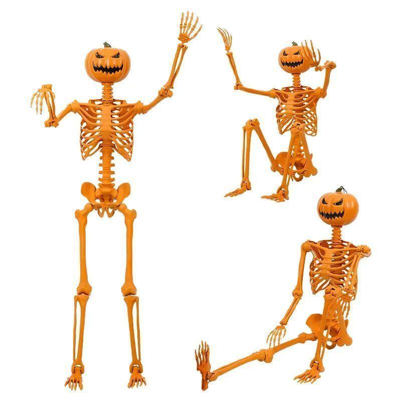 Esqueleto Calabaza Tamaño Real-1