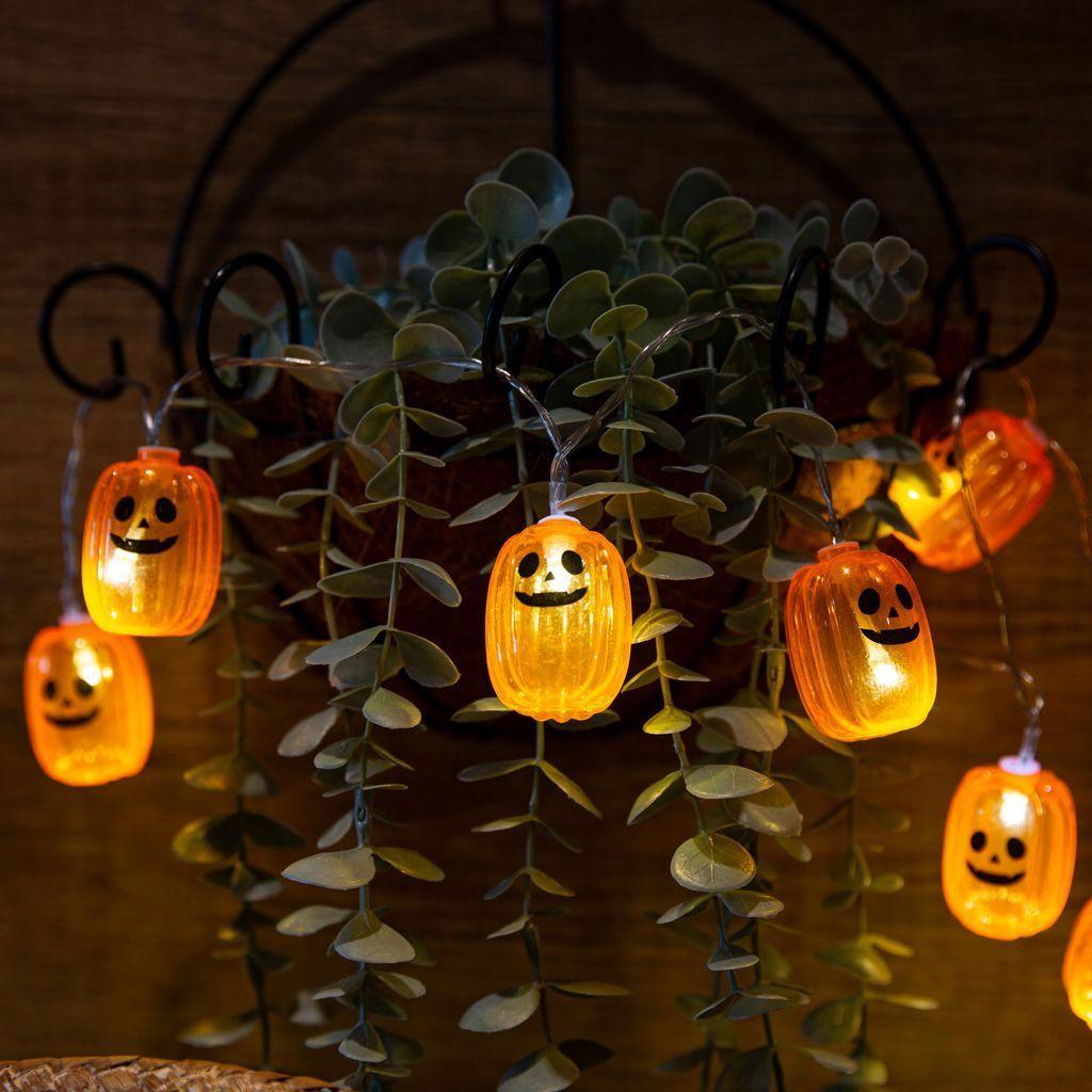 Cadena de Luces de Calabaza Frank & Mortis-1
