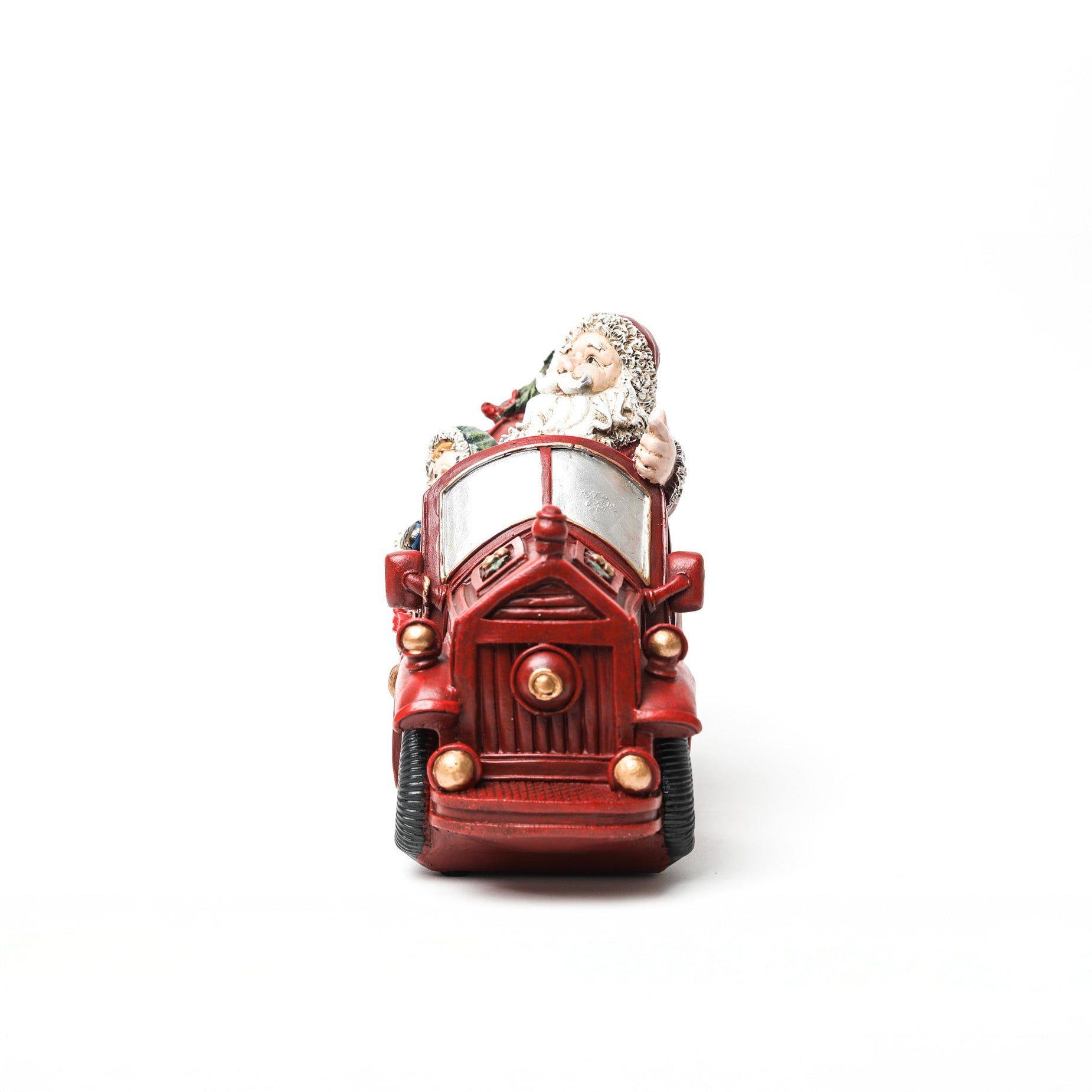 Auto Navideño Vintage con Santa 32 cm-2