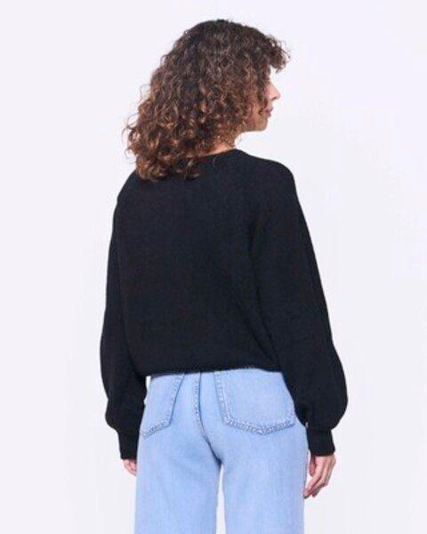 Chaleco Sol Baby Alpaca Negro-1