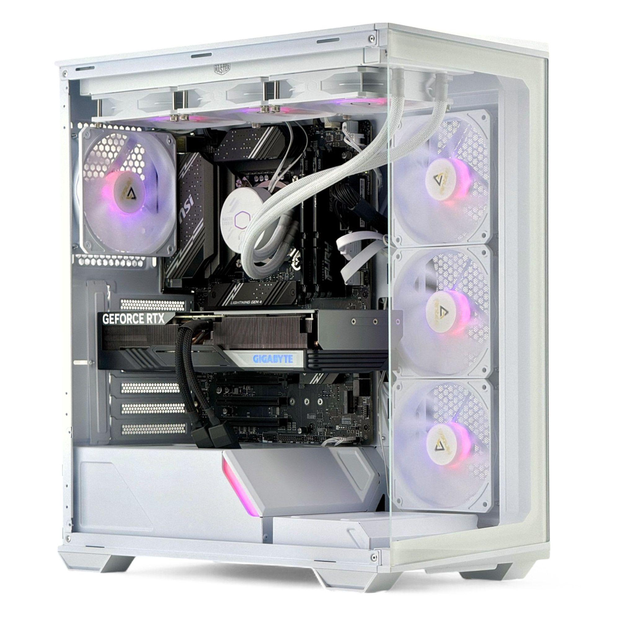 PC GAMER Blanco AMD RYZEN 7 8700 128gb 2Tb RTX 5080 16Gb WiFi-0