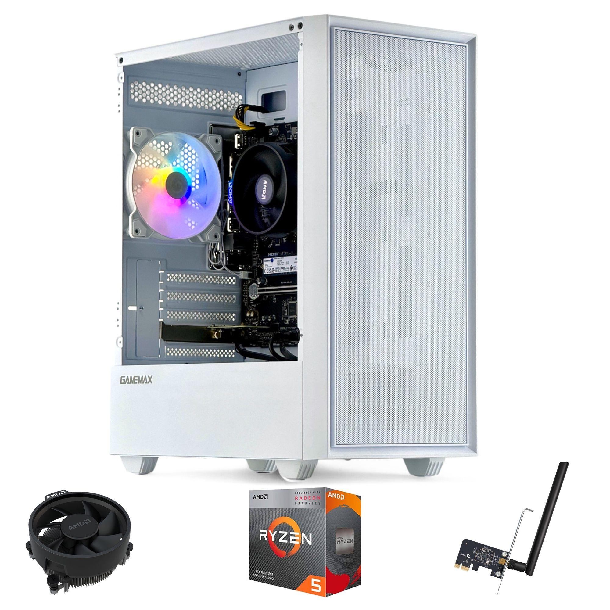 PC GAMER Blanco: AMD RYZEN 5 5600GT 16gb 1Tb Radeon Vega WiFi-0