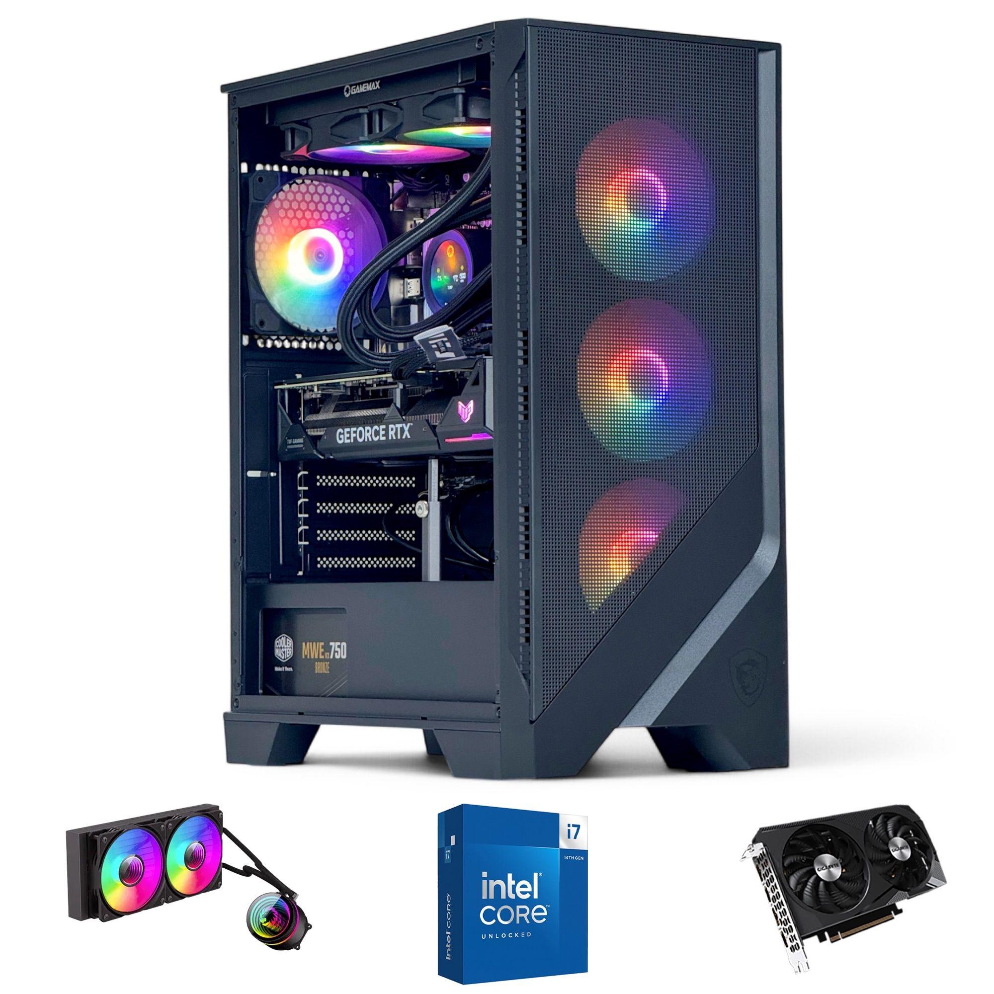 PC GAMER: INTEL CORE i7 14700K 32gb DDR5 1Tb RTX 4060 Ti WiFi-0