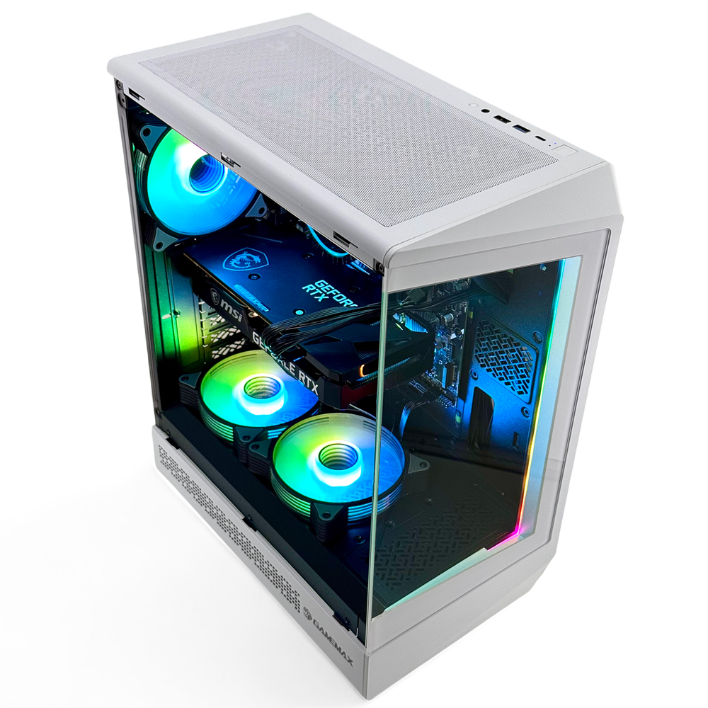 PC GAMER Blanco AMD RYZEN 7 8700 16Gb DDR5 1Tb RTX 5050-3