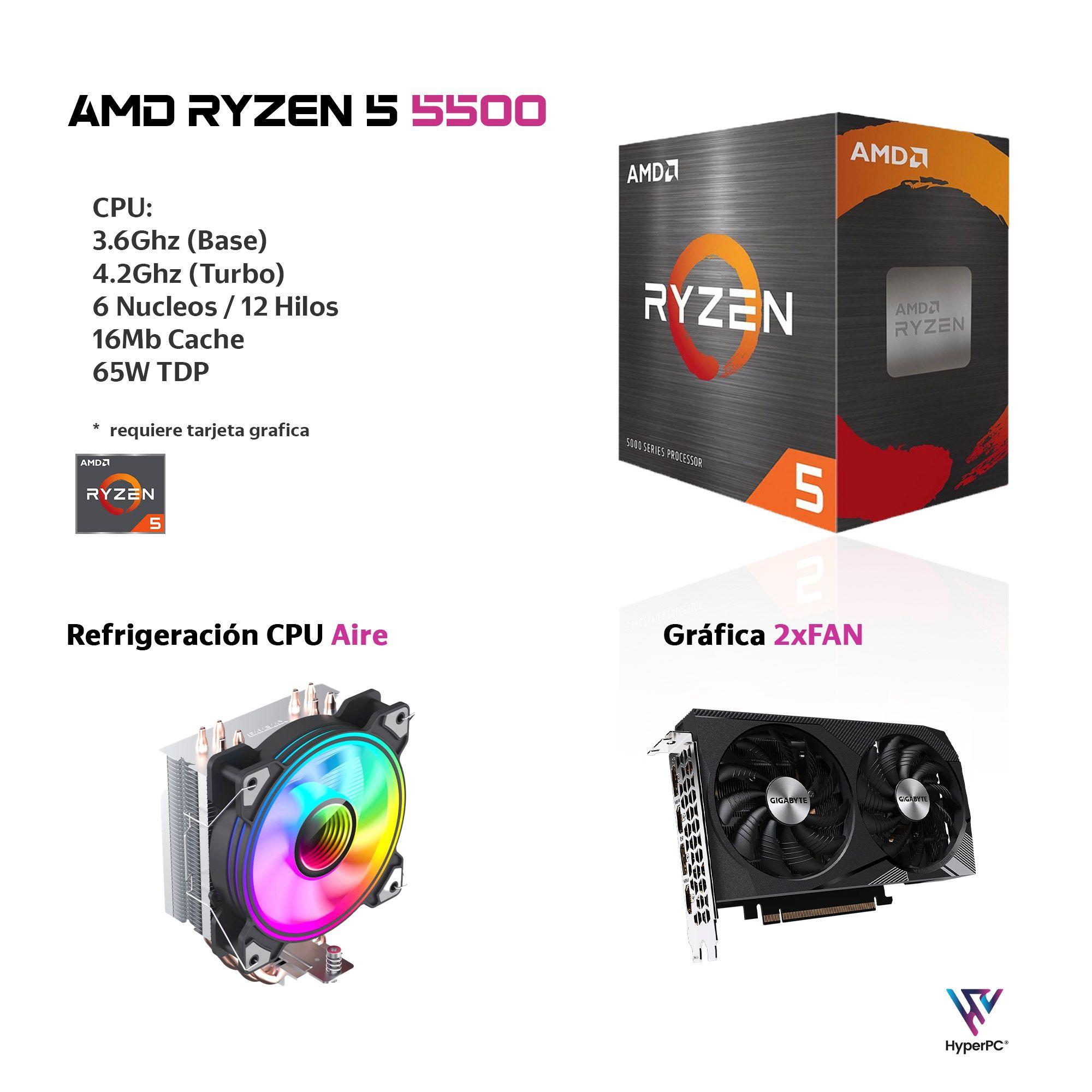 PC GAMER AMD RYZEN 5 5500 32Gb 1Tb RTX 5050 WiFi-2