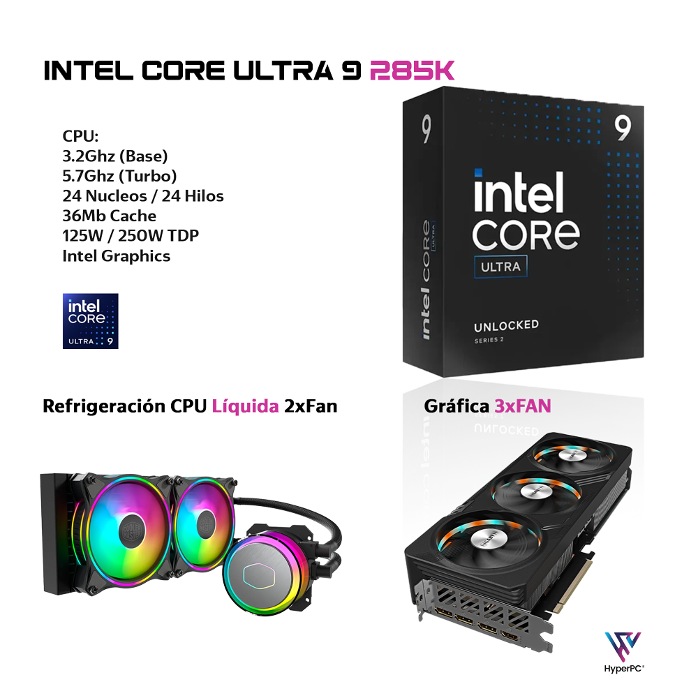 PC Workstation IA Pro Intel Core Ultra 9 285K 64Gb DDR5 2Tb RTX 5080 16Gb-2
