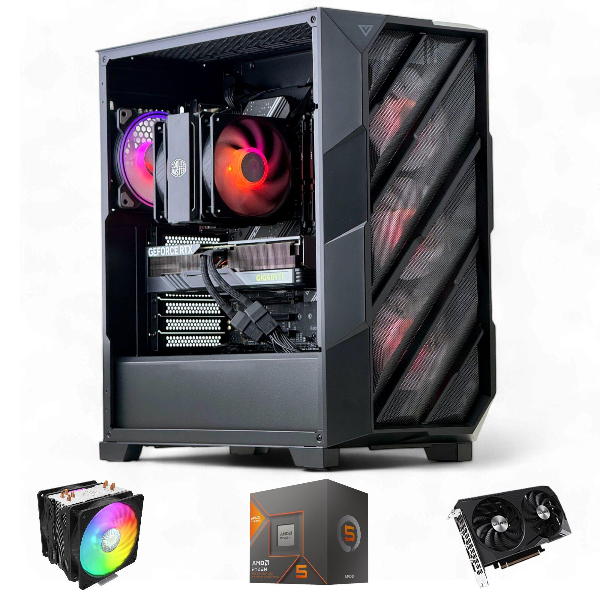 PC GAMER AMD RYZEN 5 8600G 32Gb DDR5 1Tb RTX 3060 WiFi Air-0