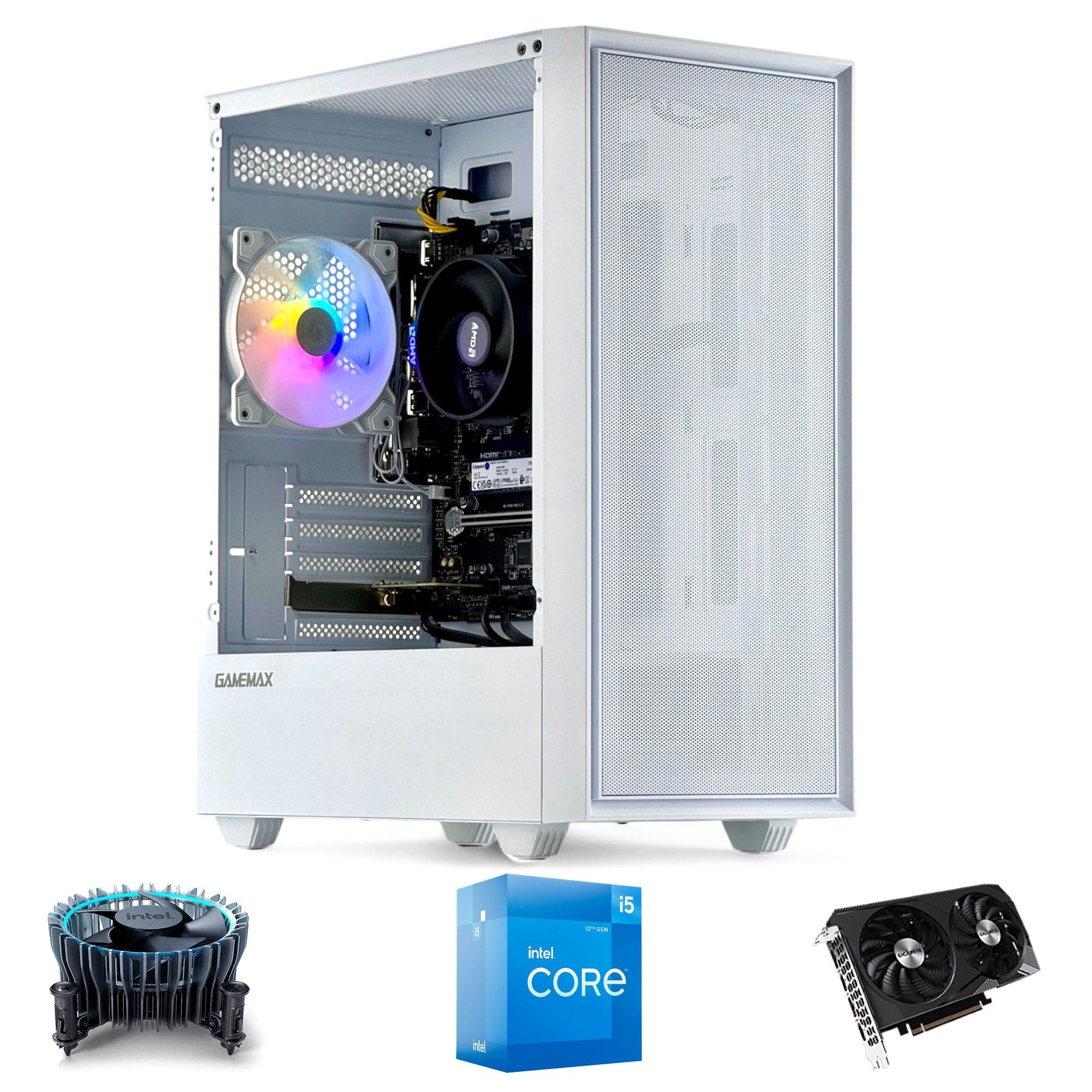 PC GAMER Blanco INTEL CORE i5 12400 16gb 1Tb GTX 1650 WiFi-0