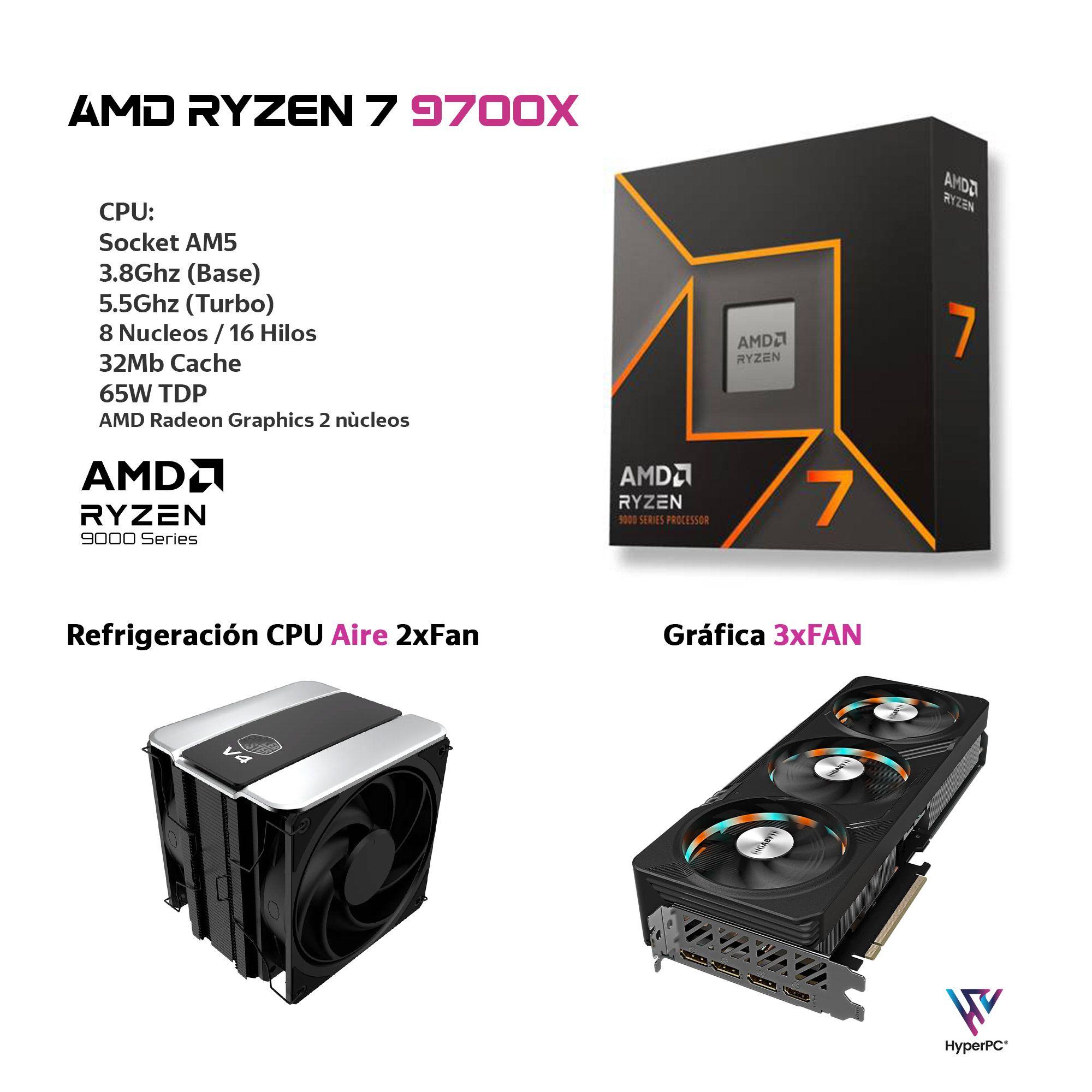 PC Workstation IA Pro AMD Ryzen 7 9700X 32Gb DDR5 1Tb RTX 5070 Ti 16Gb-2