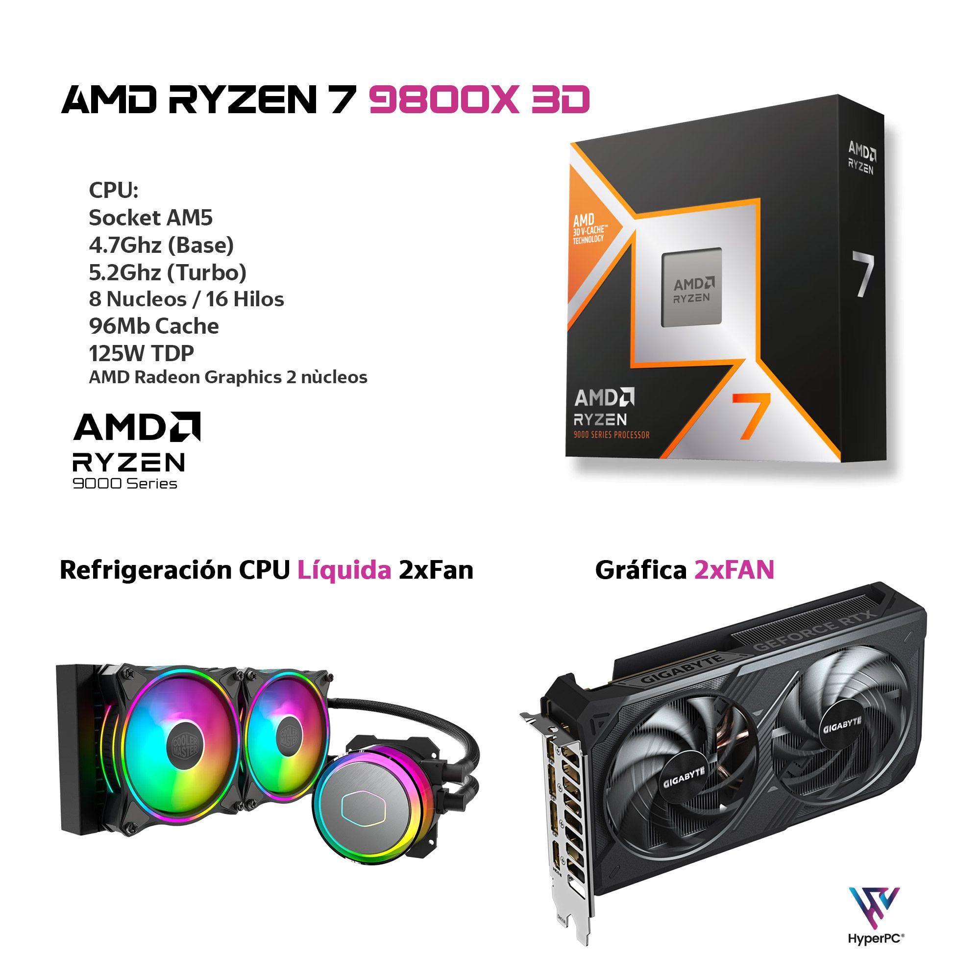 PC GAMER AMD RYZEN 7 9800X3D 32Gb DDR5 1Tb RTX 5060 Ti 16Gb-2