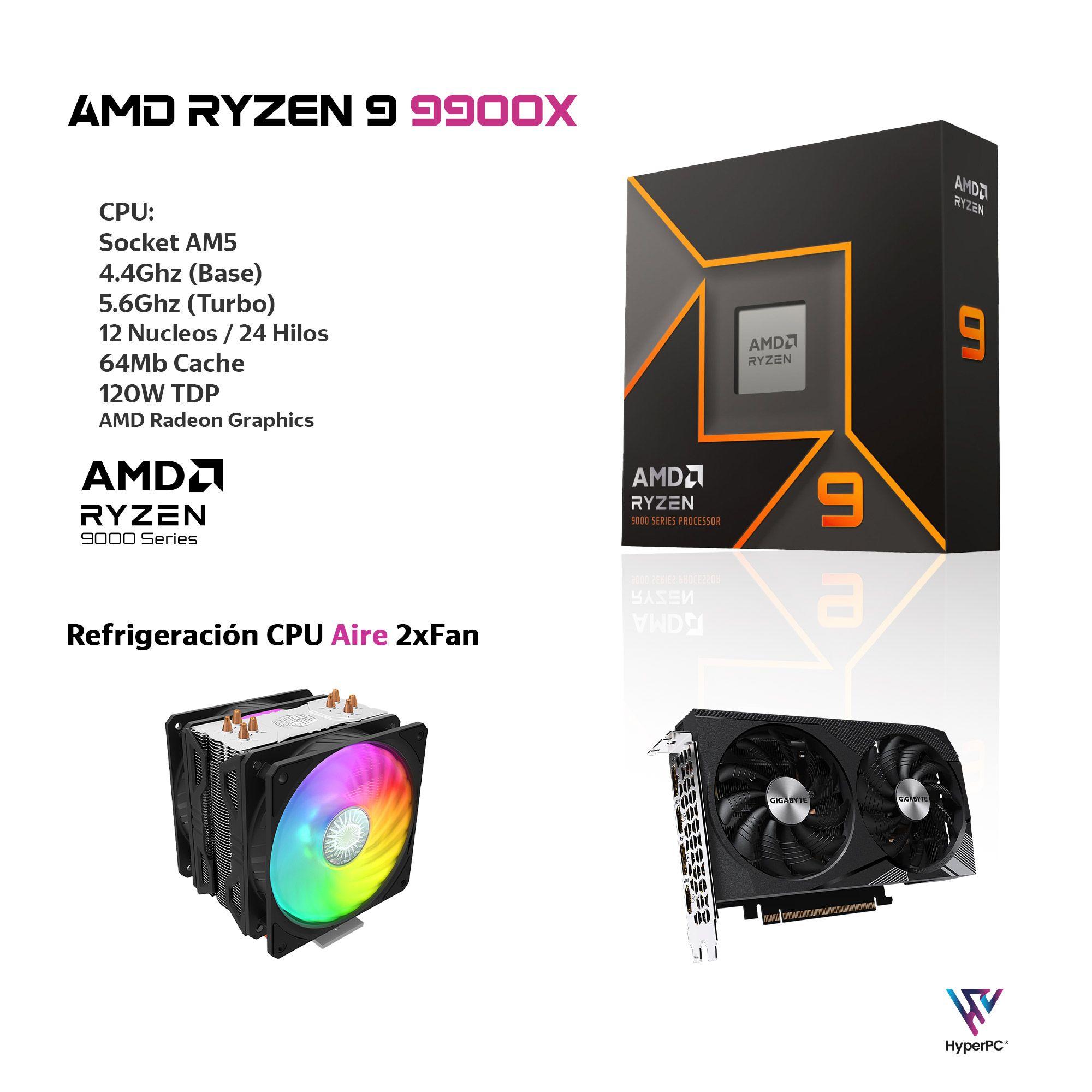 PC GAMER AMD RYZEN 9 9900X 32gb 1Tb RTX 5080 16Gb WiFi-2
