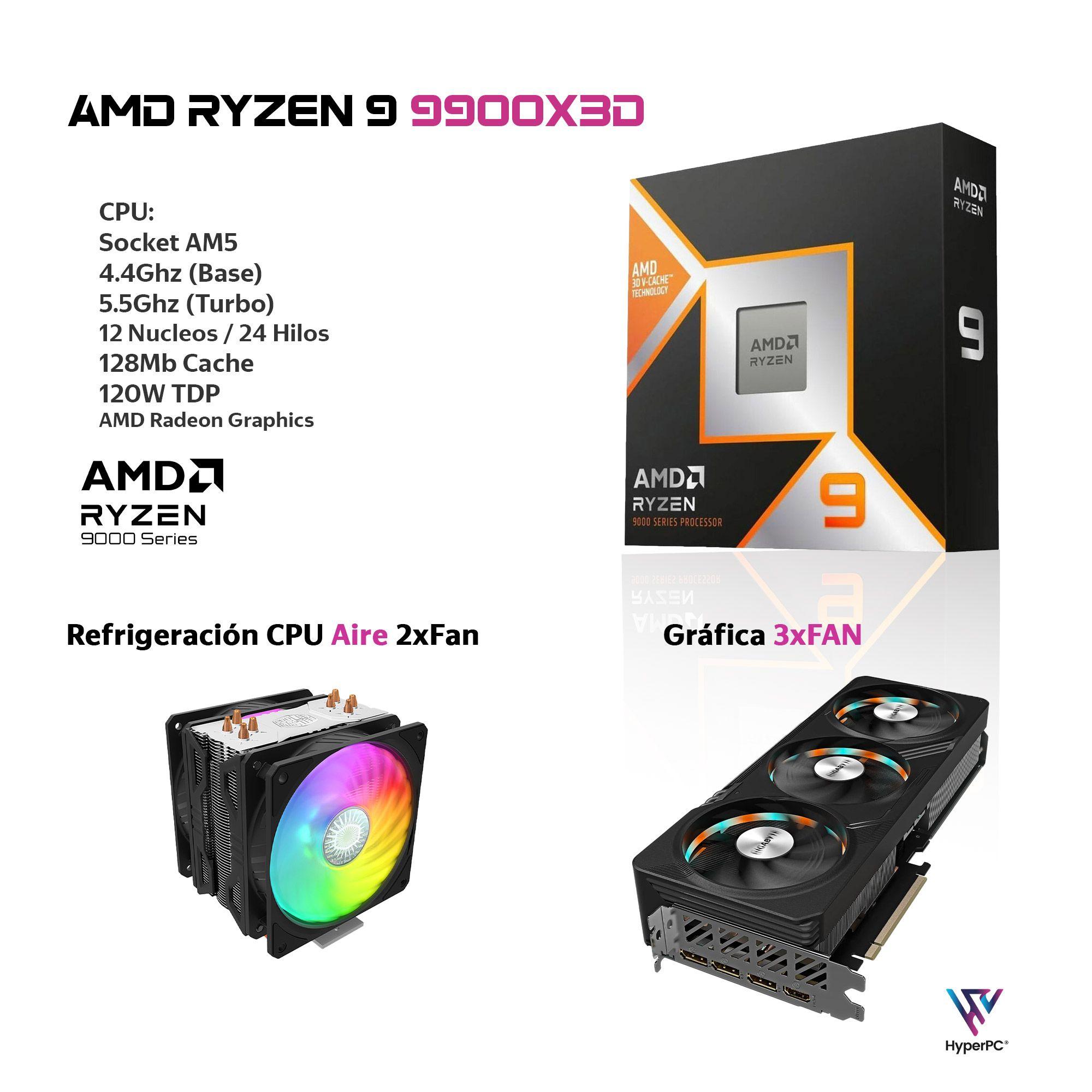 PC GAMER AMD RYZEN 9 9900X3D 32Gb 1Tb RTX 5080 16Gb-2