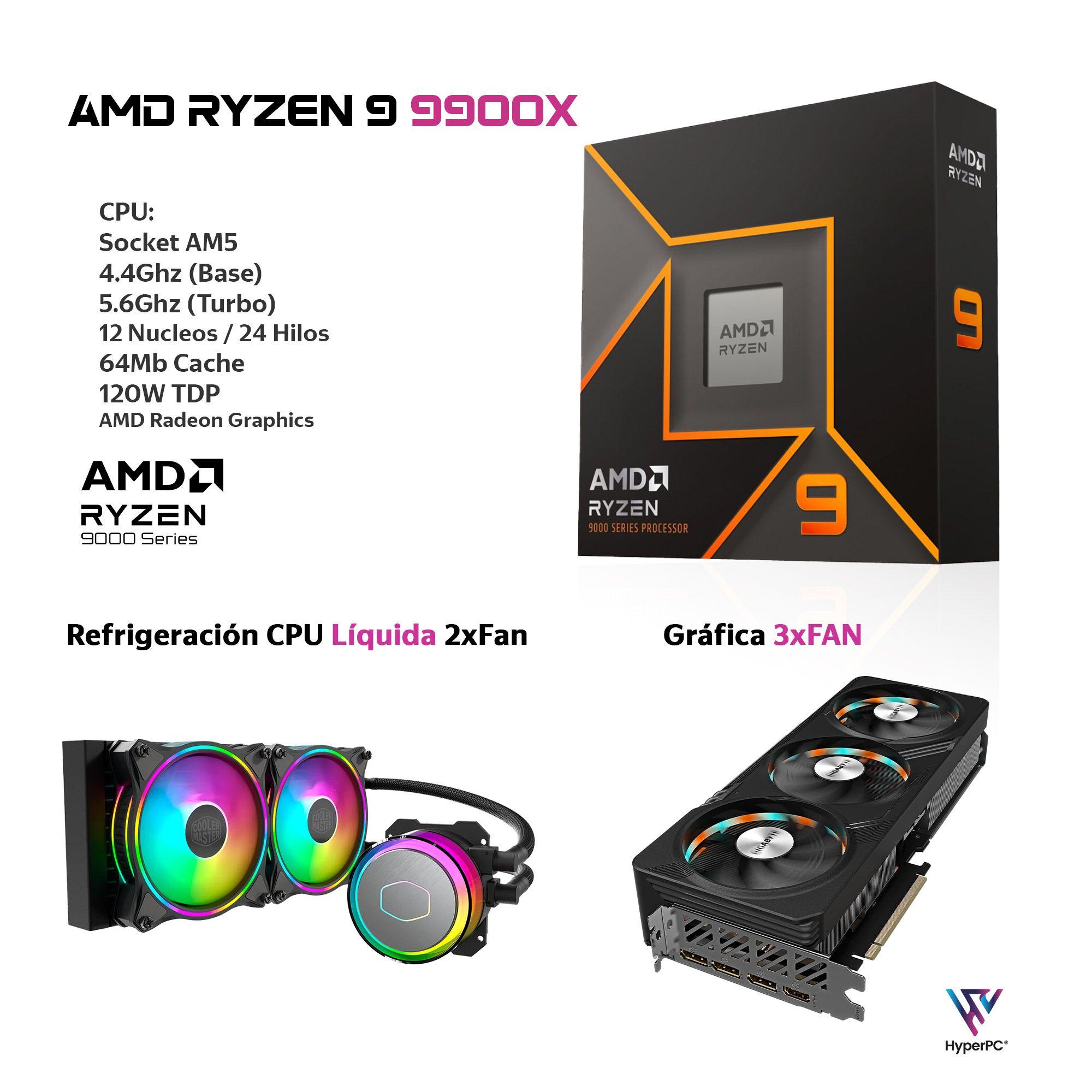 PC Workstation IA AMD Ryzen 9 9900X 128GB DDR5 2TB RTX 5080 16GB-2