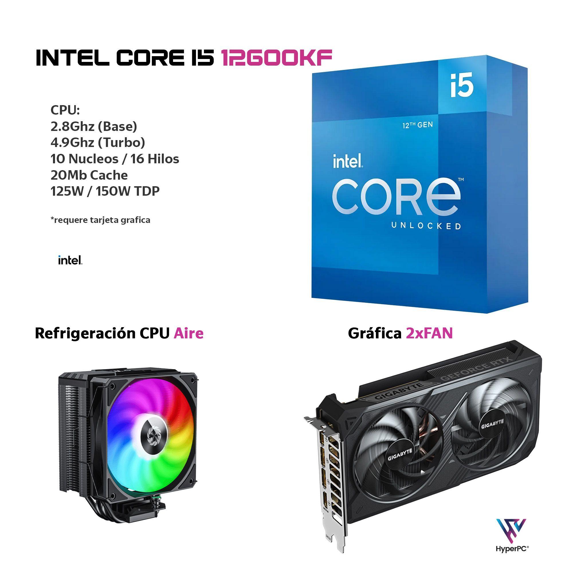 PC GAMER INTEL Core i5 12600K 16Gb 500Gb RX 7600-2