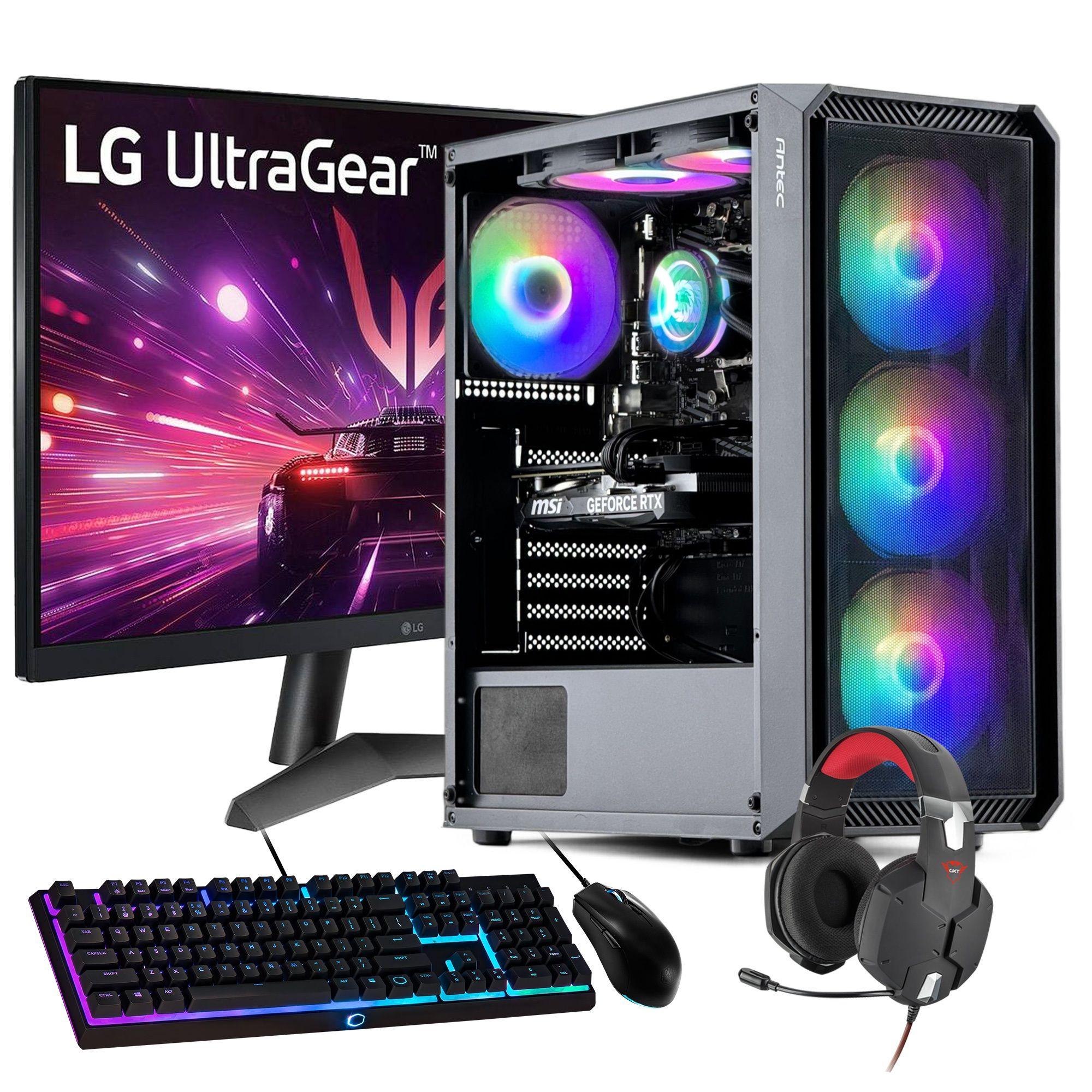 PC GAMER + MONITOR 24 + Perif: INTEL CORE i5 13400 32gb DDR5 2Tb RTX 3060 WiFi-0