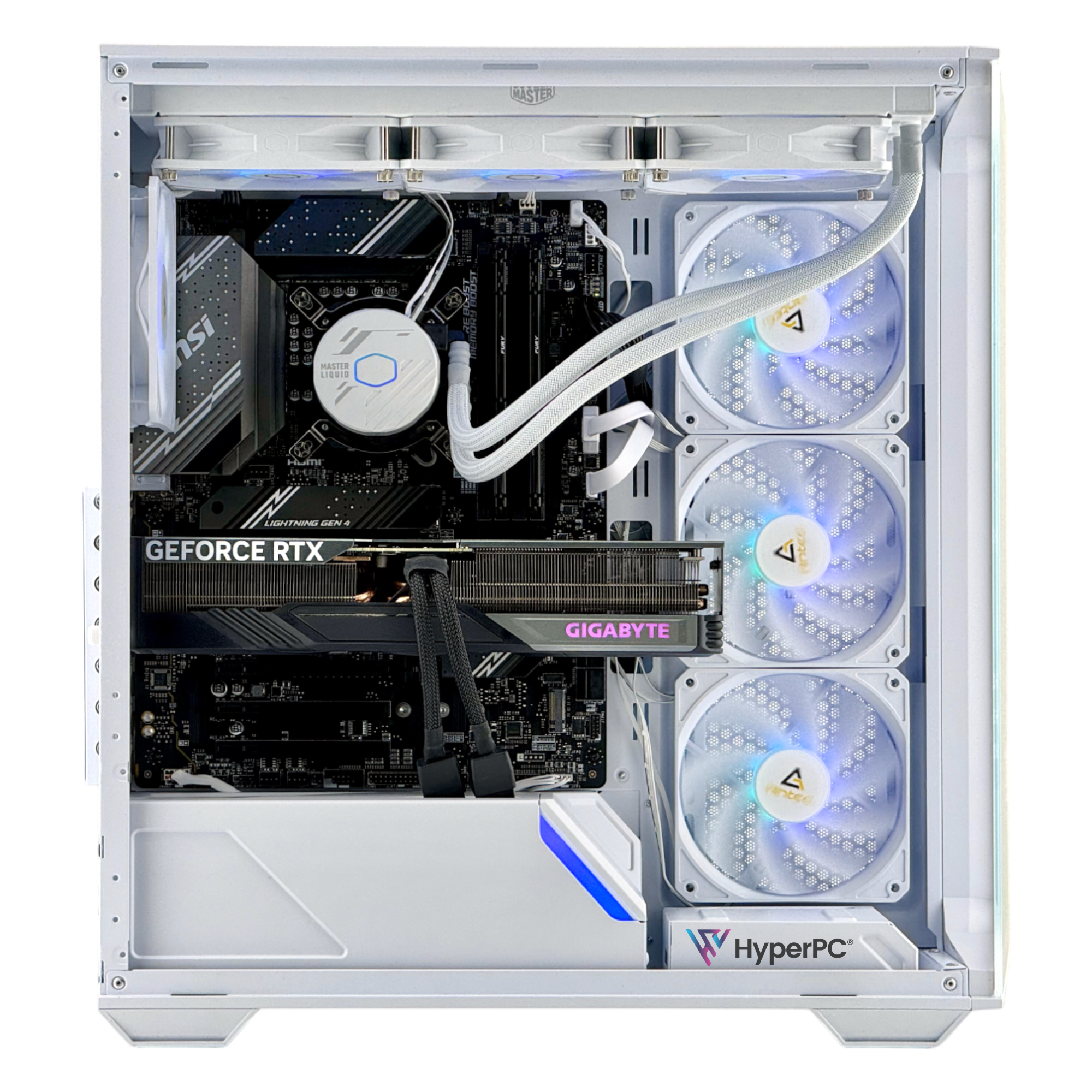 PC GAMER Blanco AMD RYZEN 7 8700 32gb 1Tb RTX 4070 SUPER WiFi-1